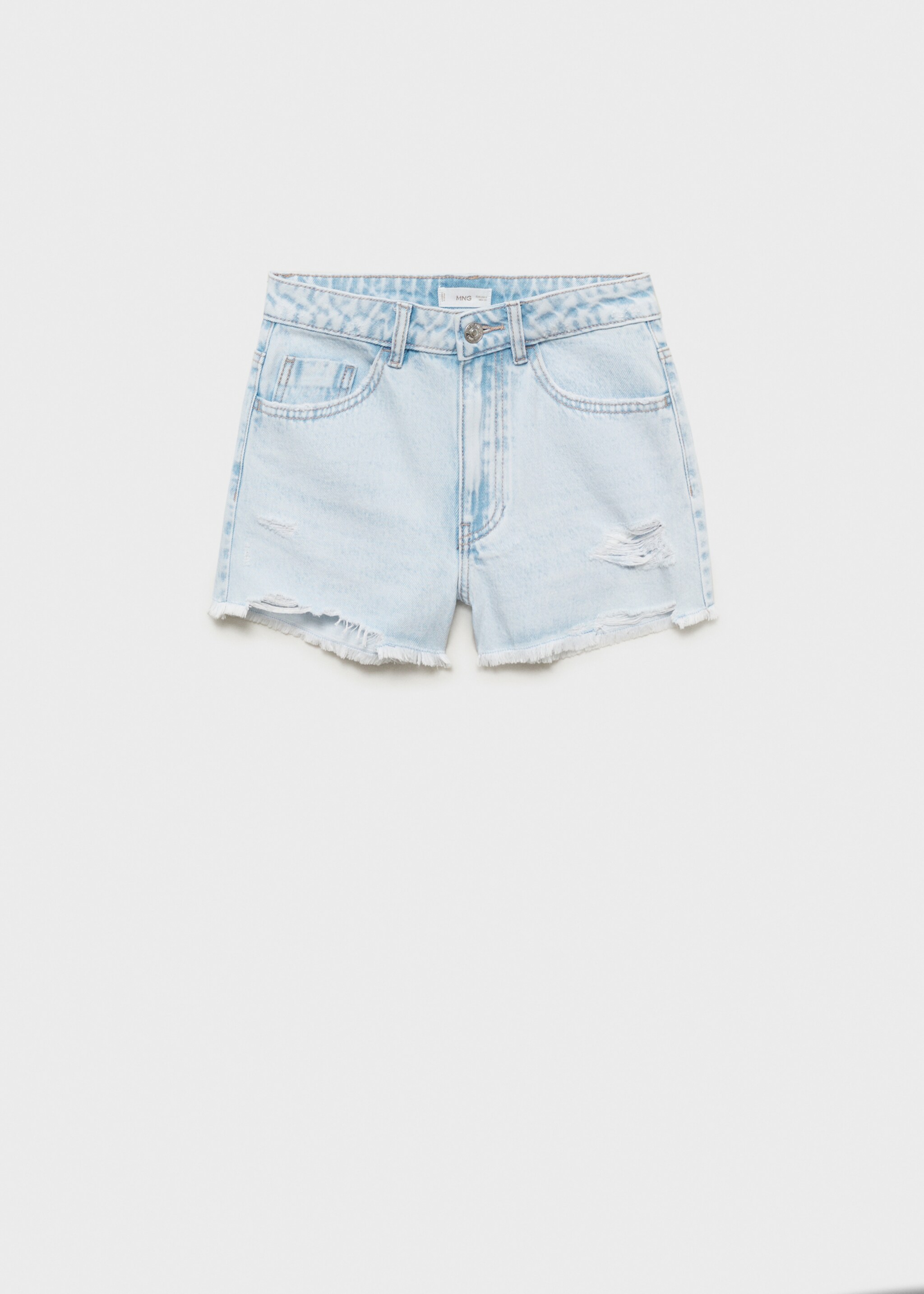Broken denim shorts - Article without model