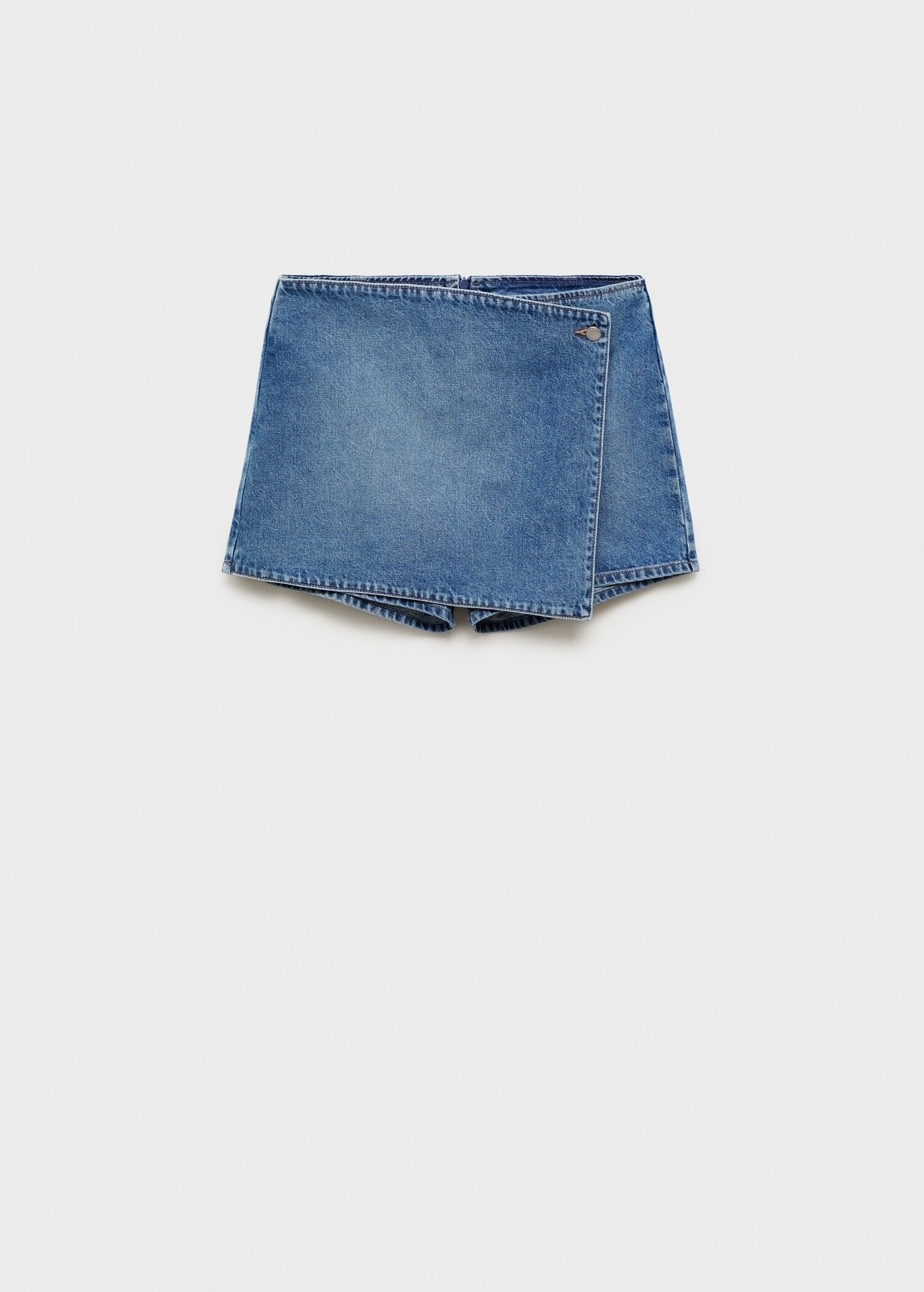 Jupe short en jean croisée - Article sans modèle