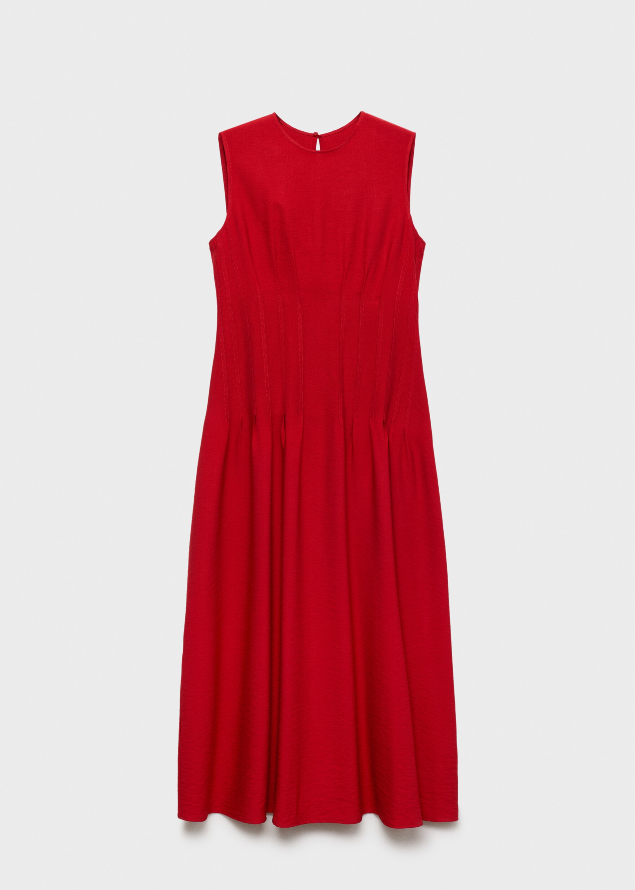 Vestido evasé panel pinzas - Artículo sin modelo