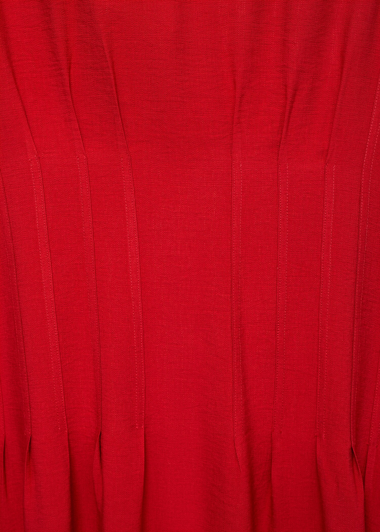 Robe trapèze empiècement à plis - Détail de l'article 0