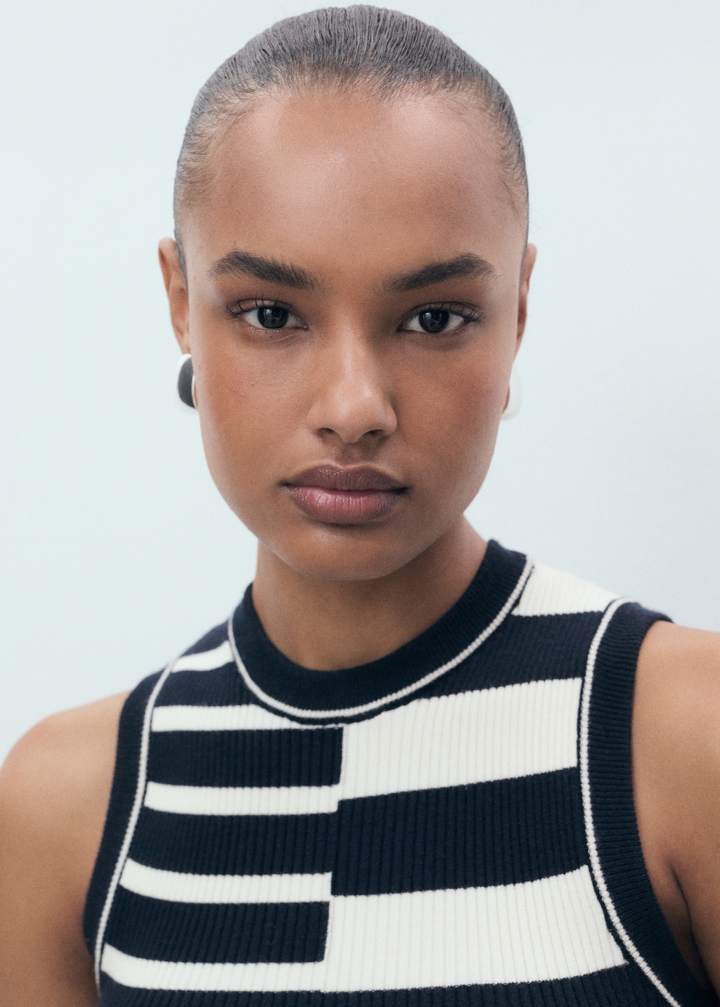 Striped knit top - image 4