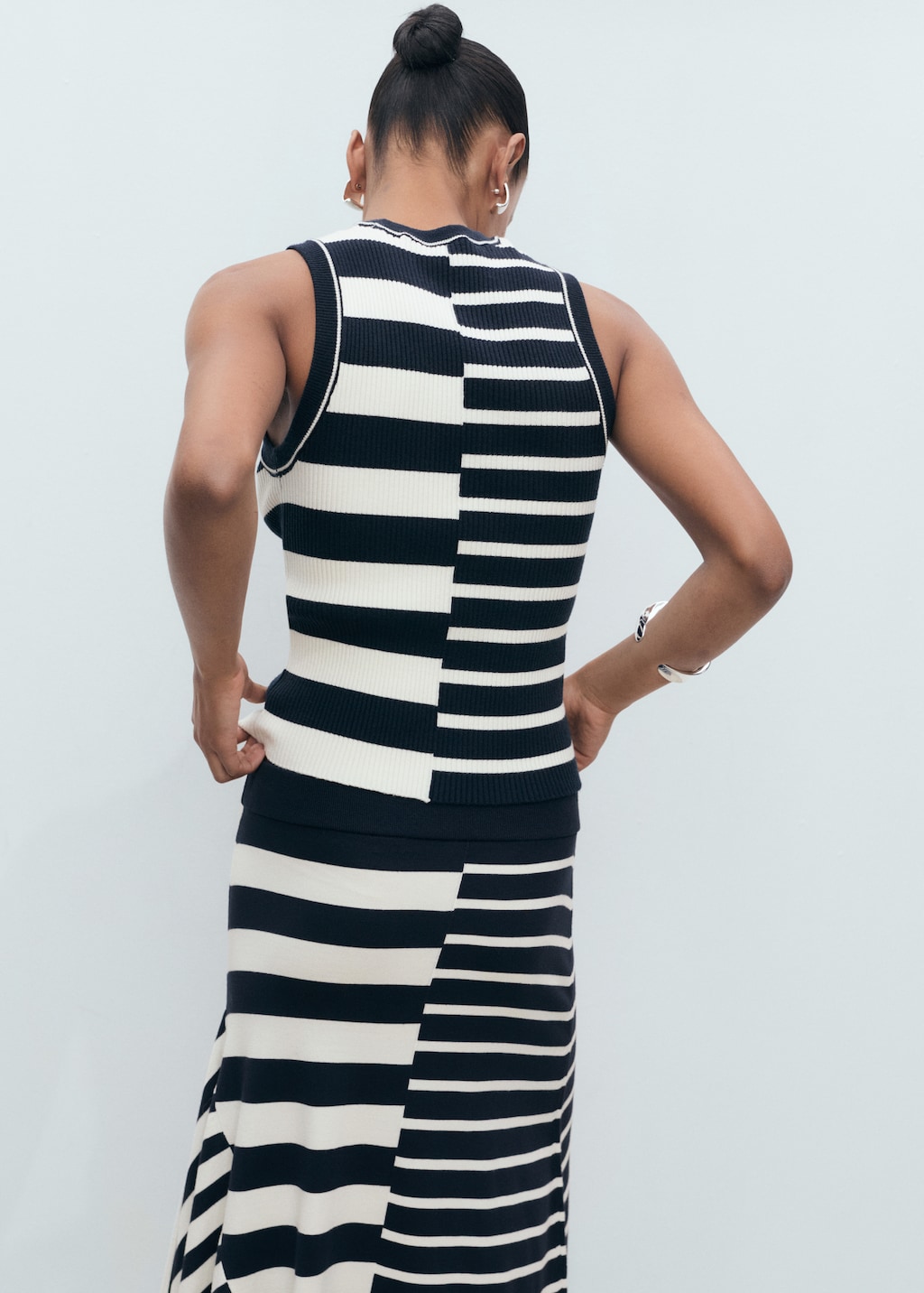 Striped knit top - image 3
