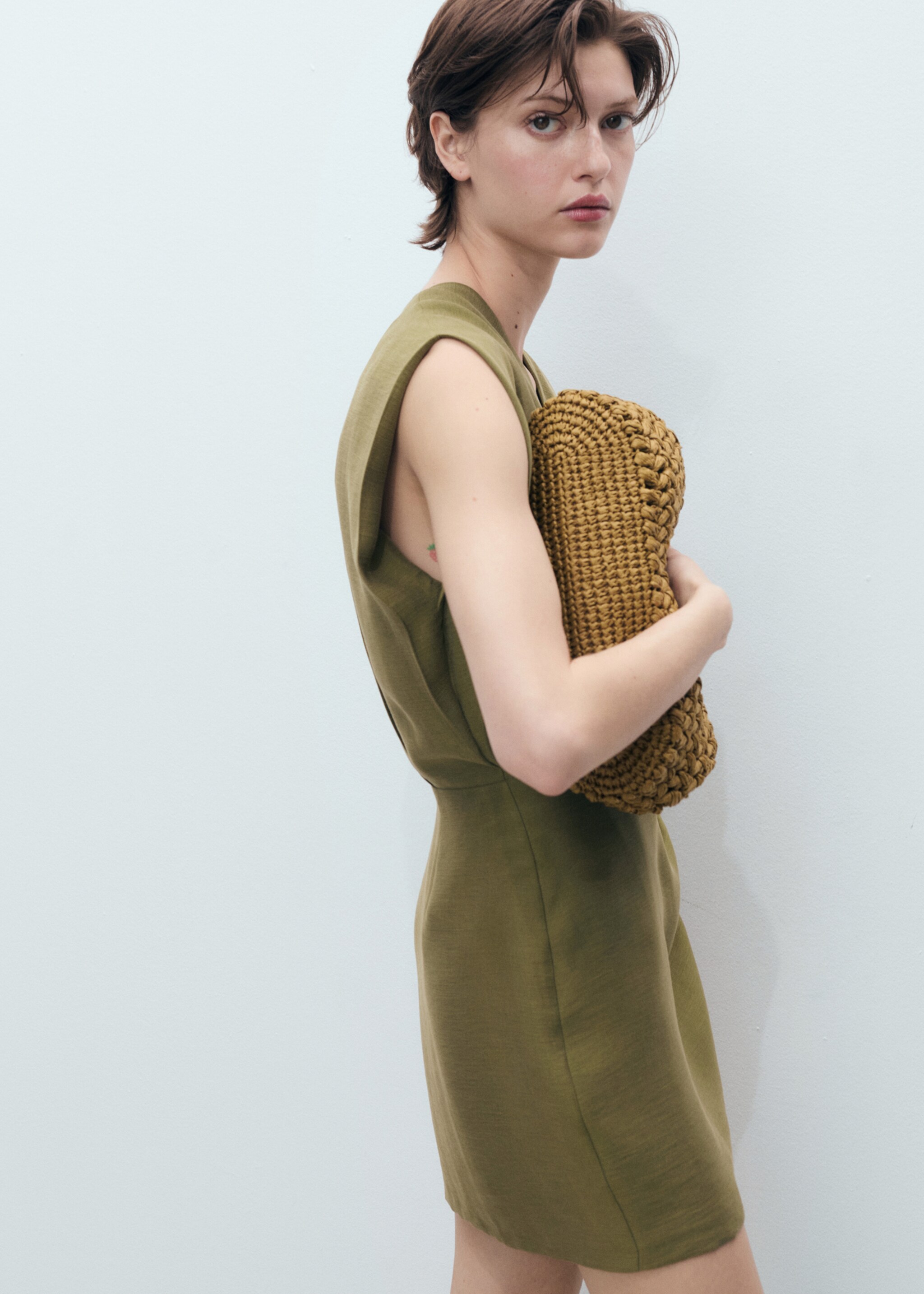 Lyocell wrap dress - Medium plane