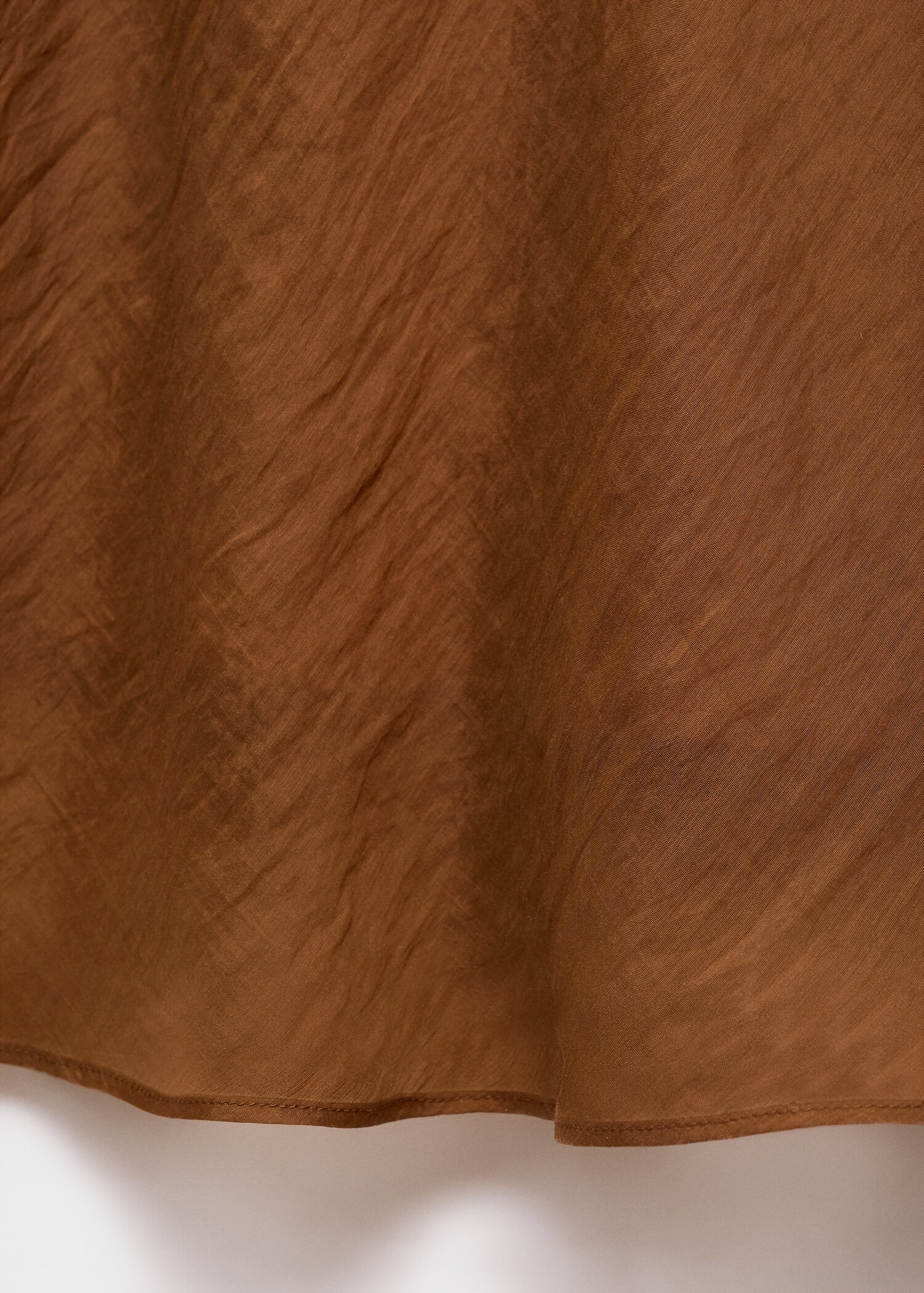 Draped-neck lyocell dress - Details of the article 0