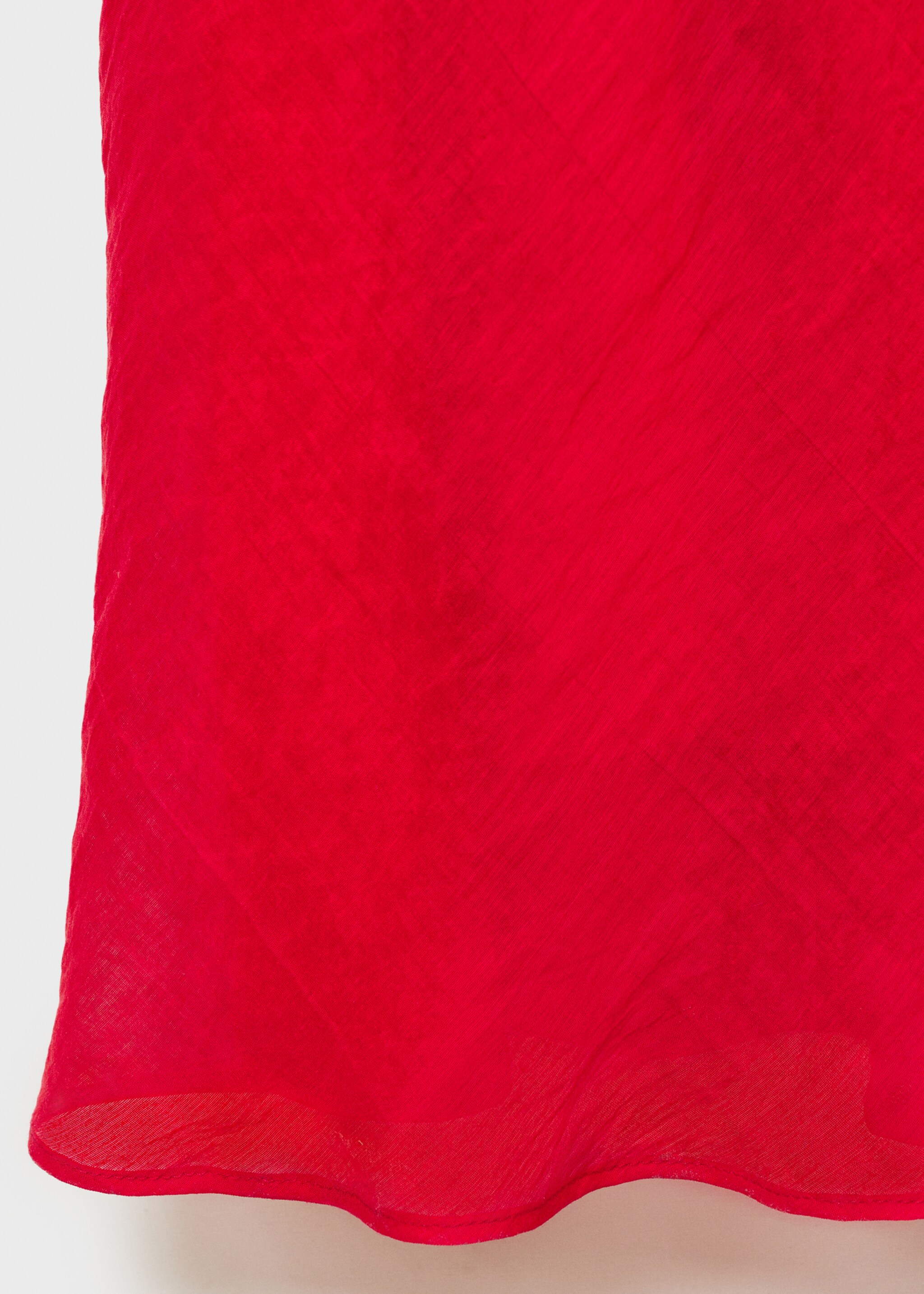 Vestido lyocell cuello drapeado - Detalle del artículo 0