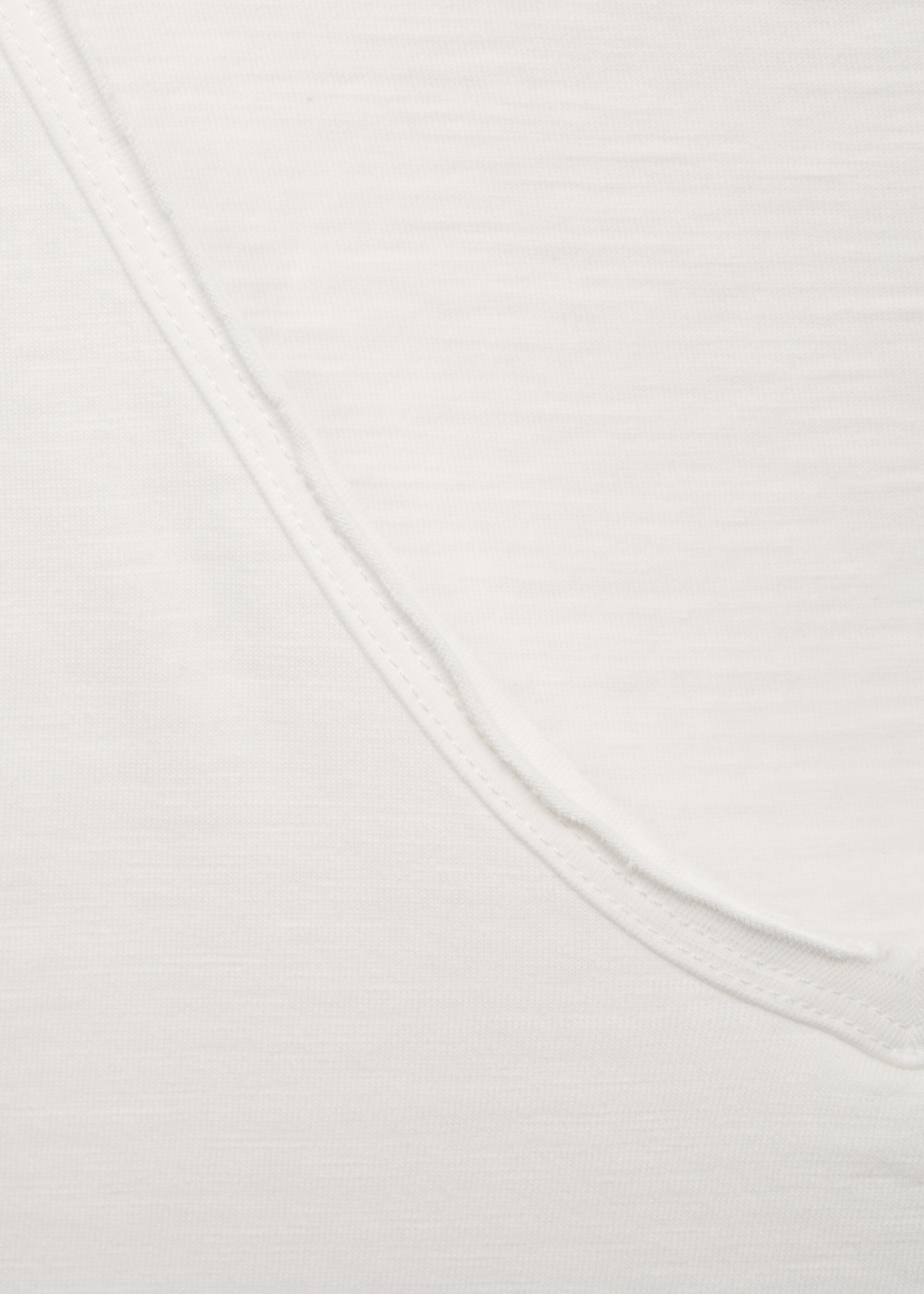 V-neck cotton T-shirt - Details of the article 8
