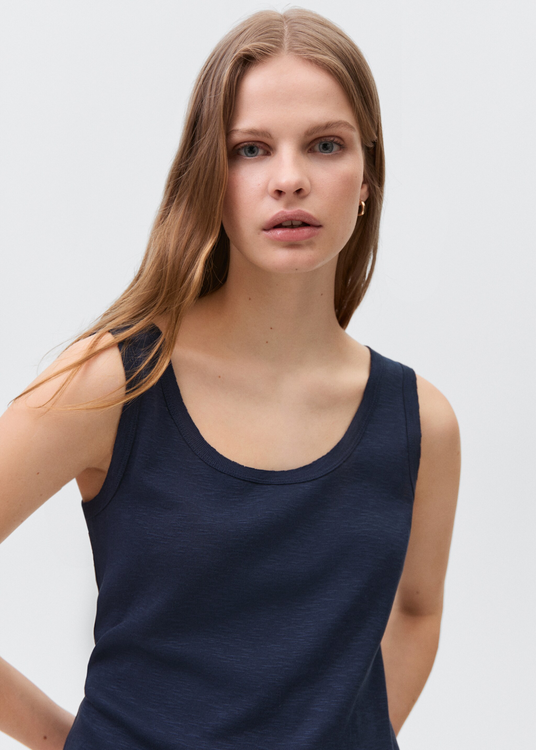 Camiseta sin mangas algodón - Detalle del artículo 1