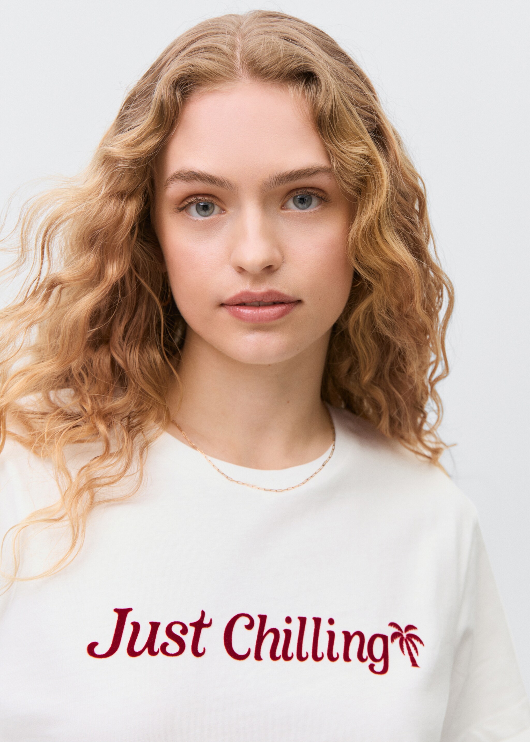 T-shirt message floqué - Détail de l'article 1