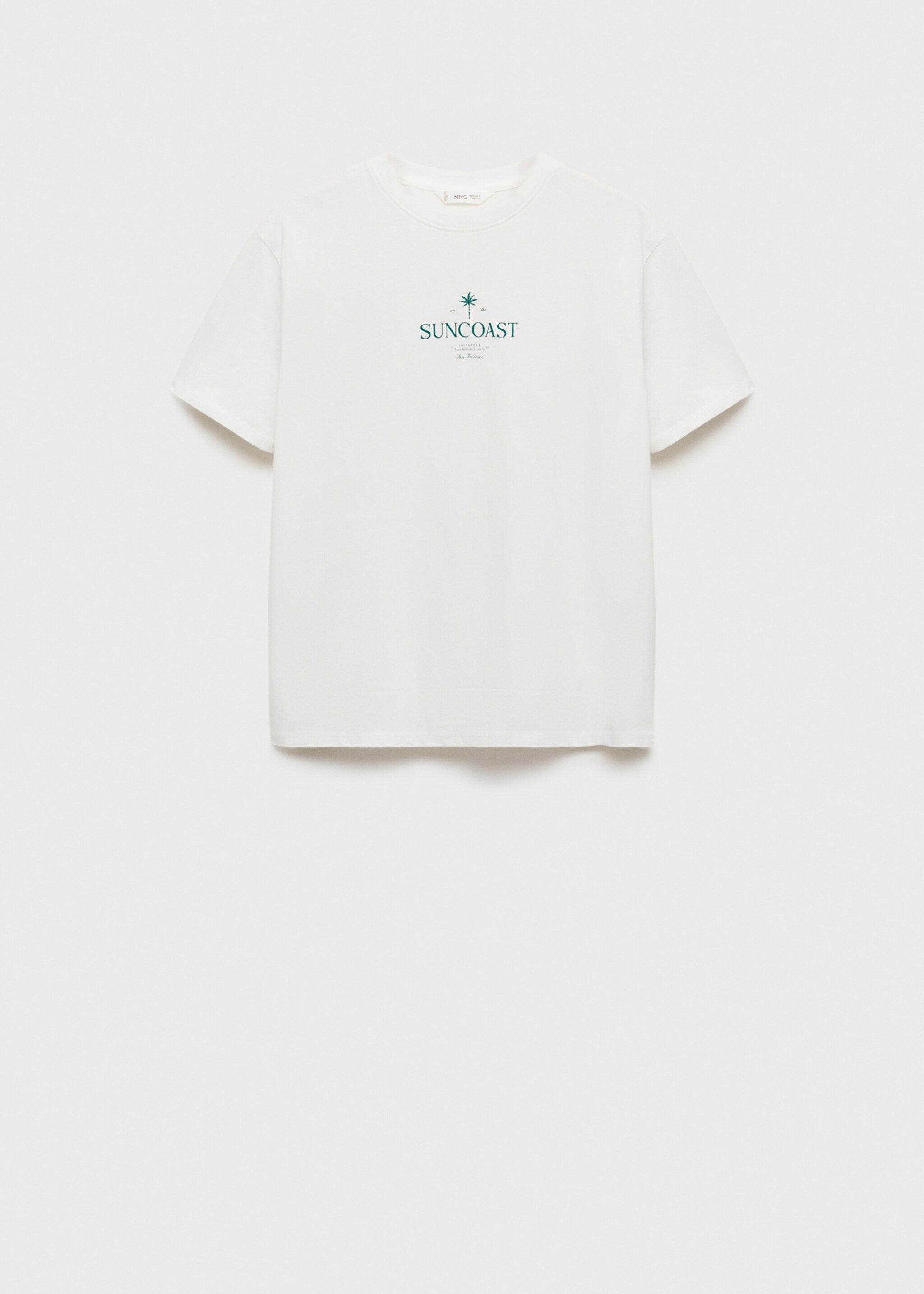 Kortärmad tryckt t-shirt - Artikel utan modell