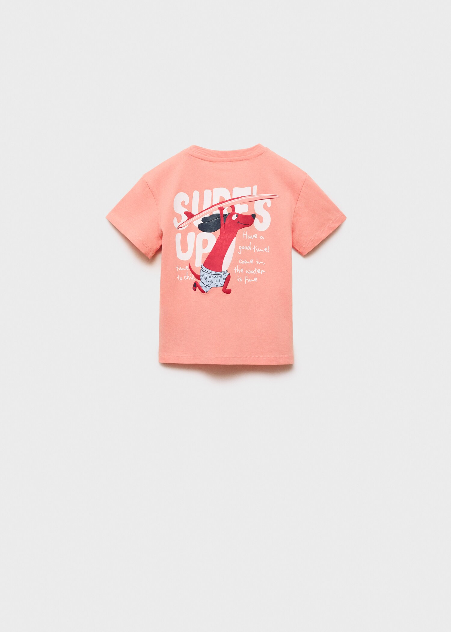 Short-sleeved printed t-shirt - Reverse of the article