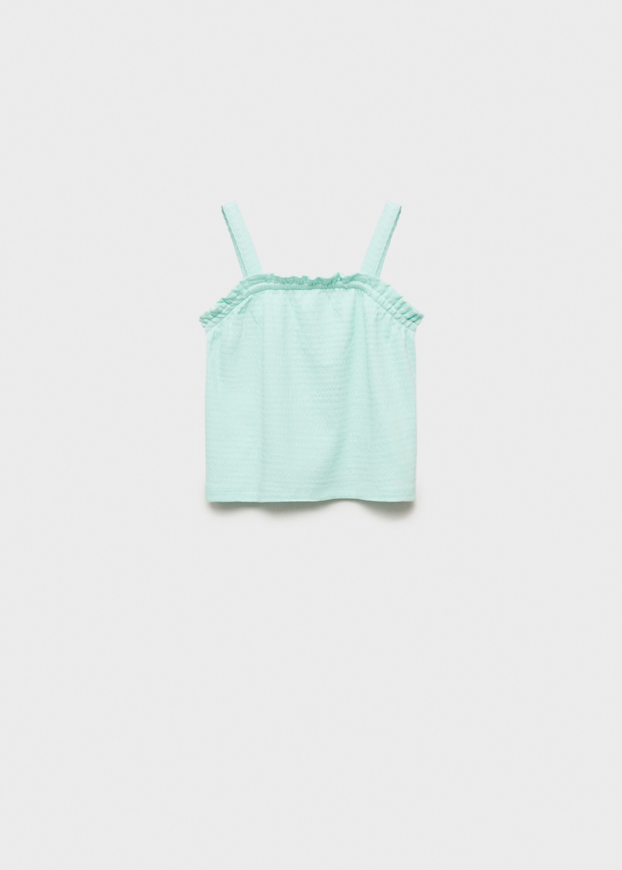 Ruffled strap t-shirt - Article without model