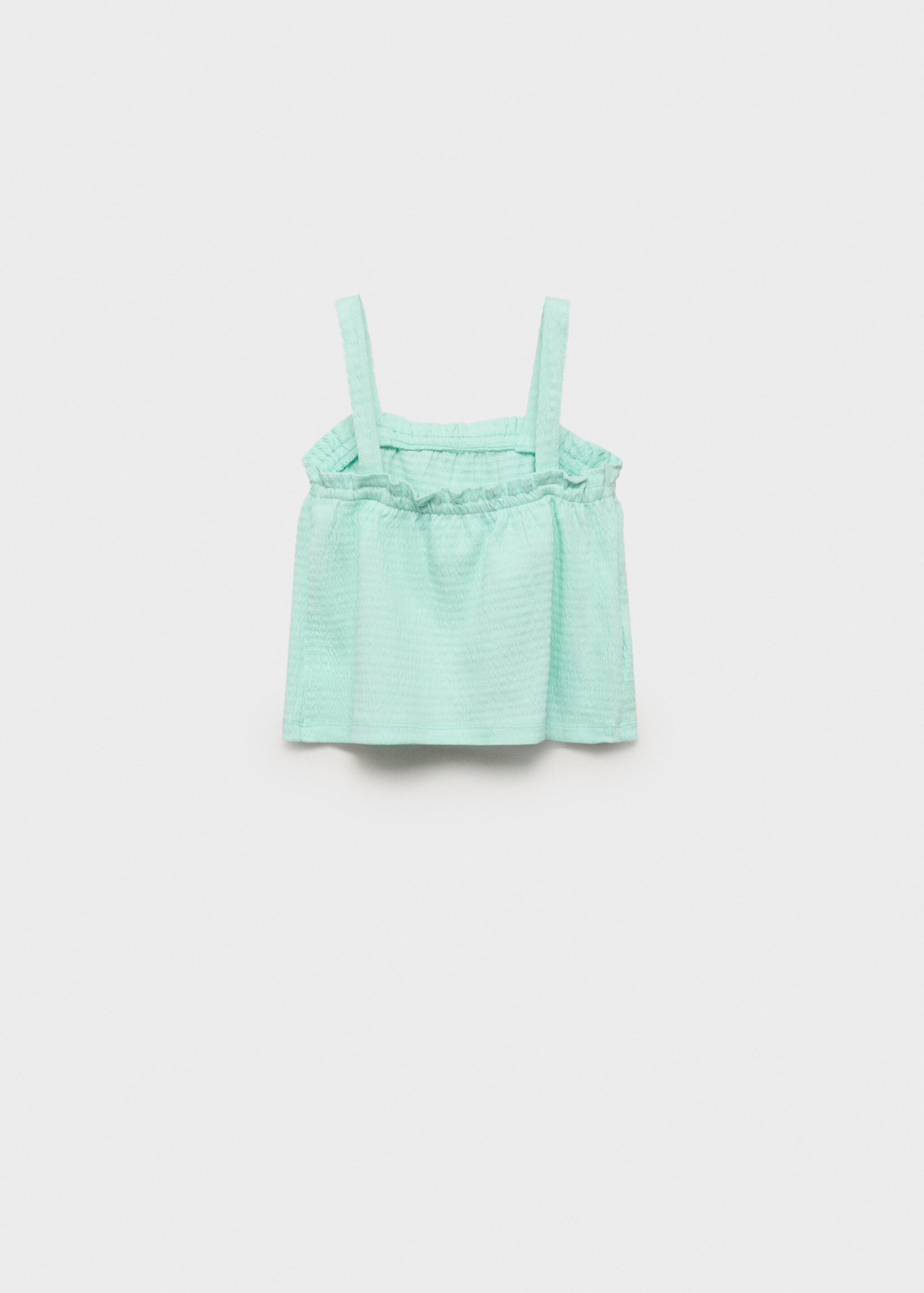 Ruffled strap t-shirt - Reverse of the article