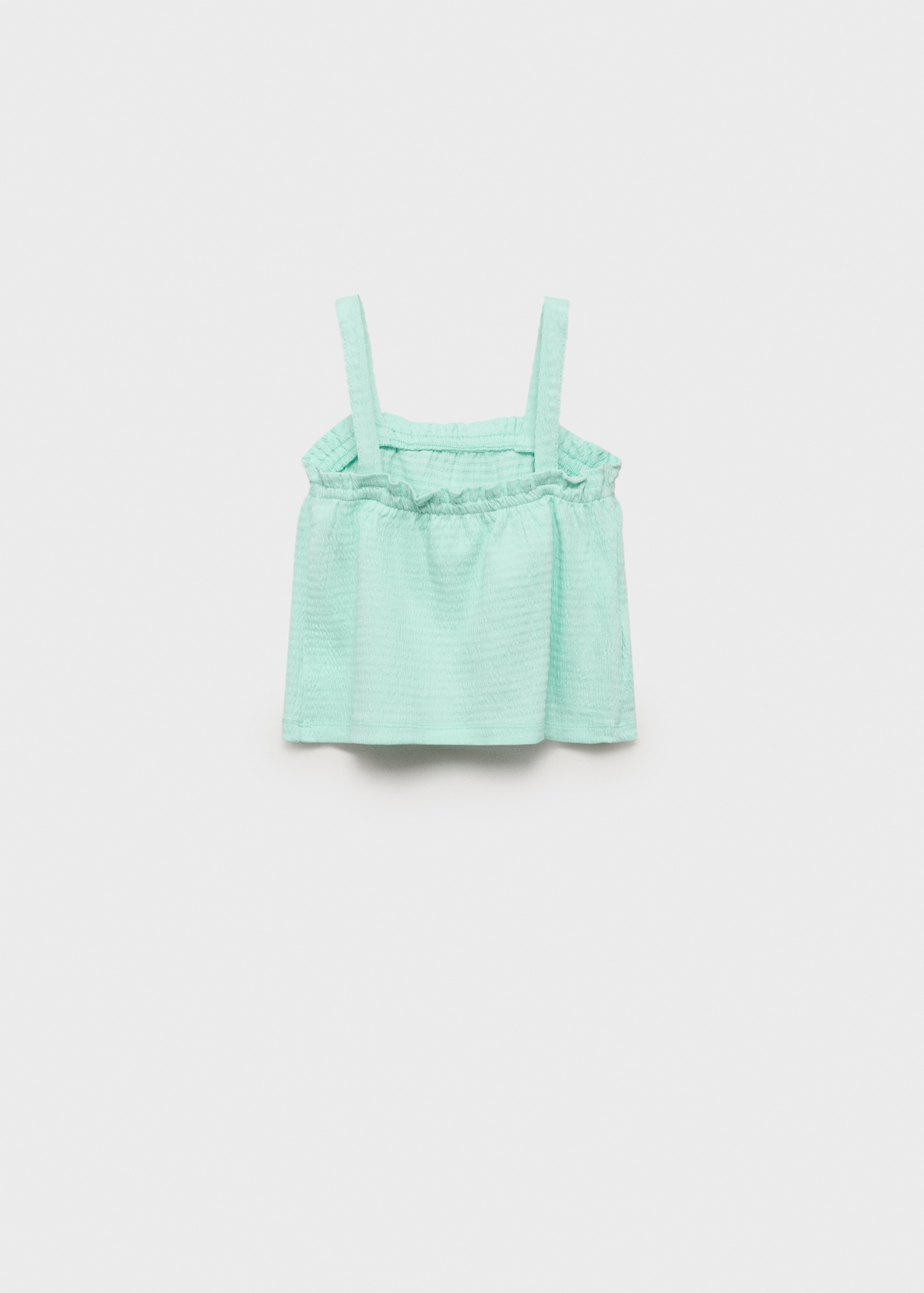 Ruffled strap t-shirt - Reverse of the article