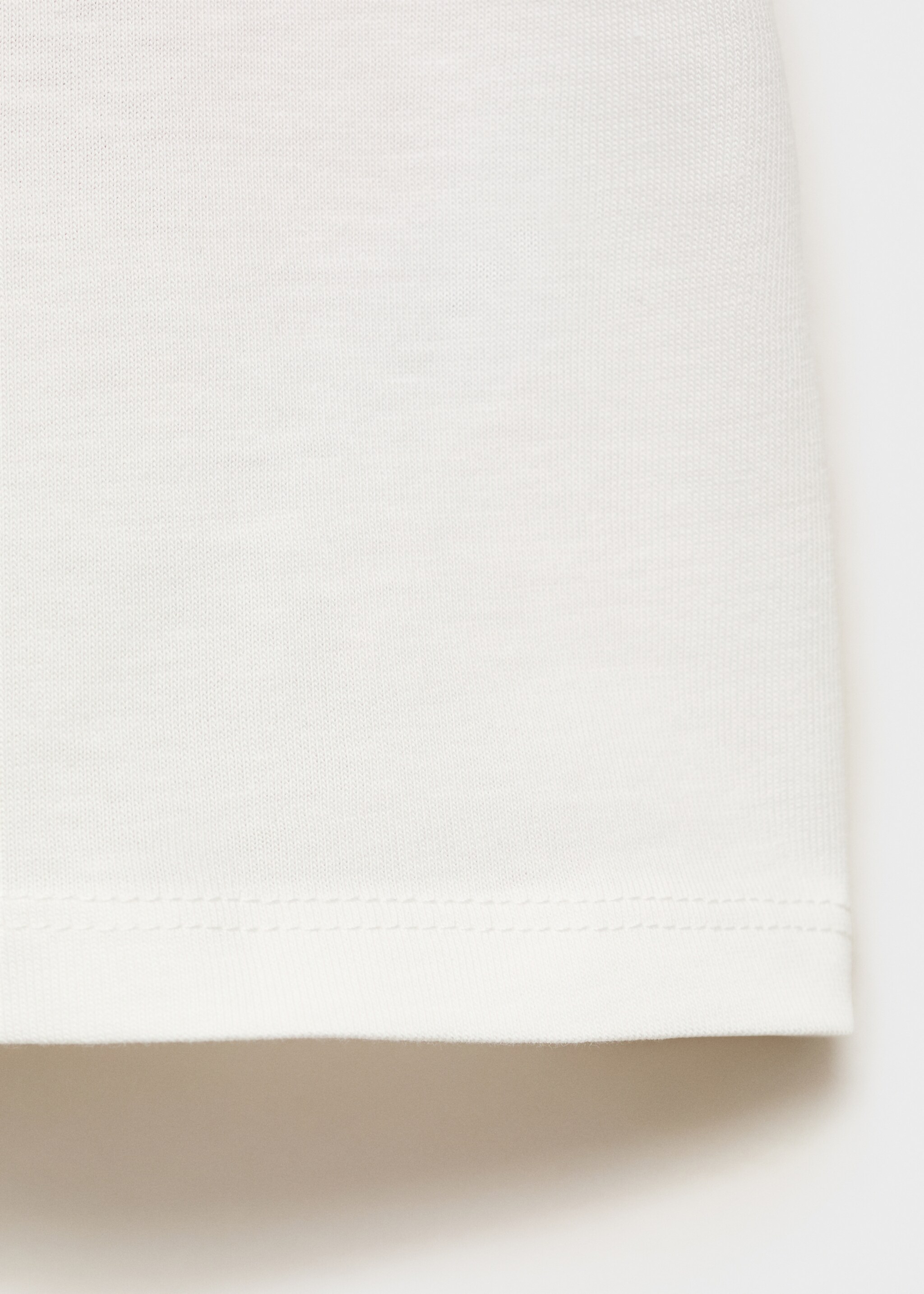 T-shirt coton motif en relief - Détail de l'article 8