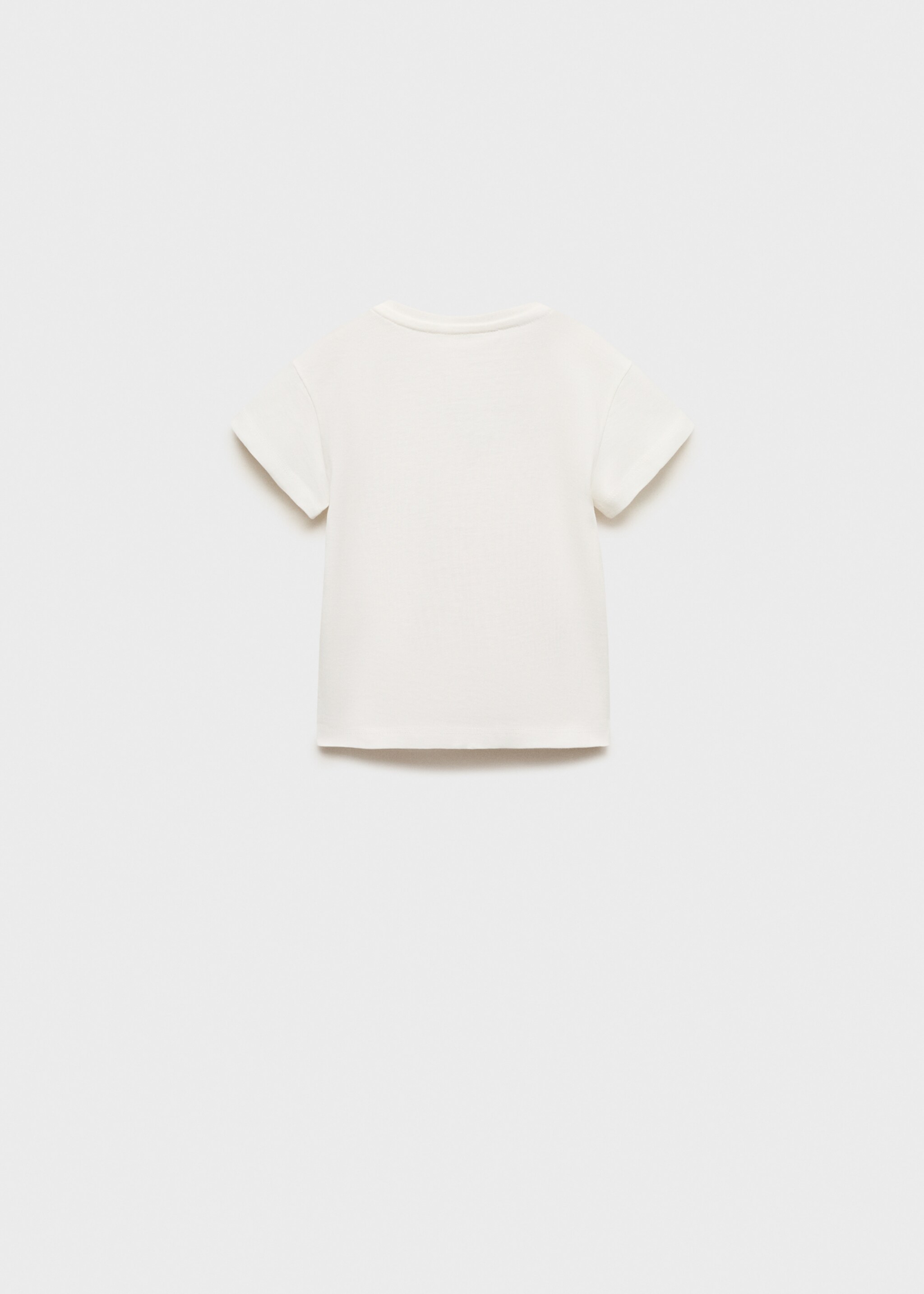 Embossed cotton t-shirt - Reverse of the article