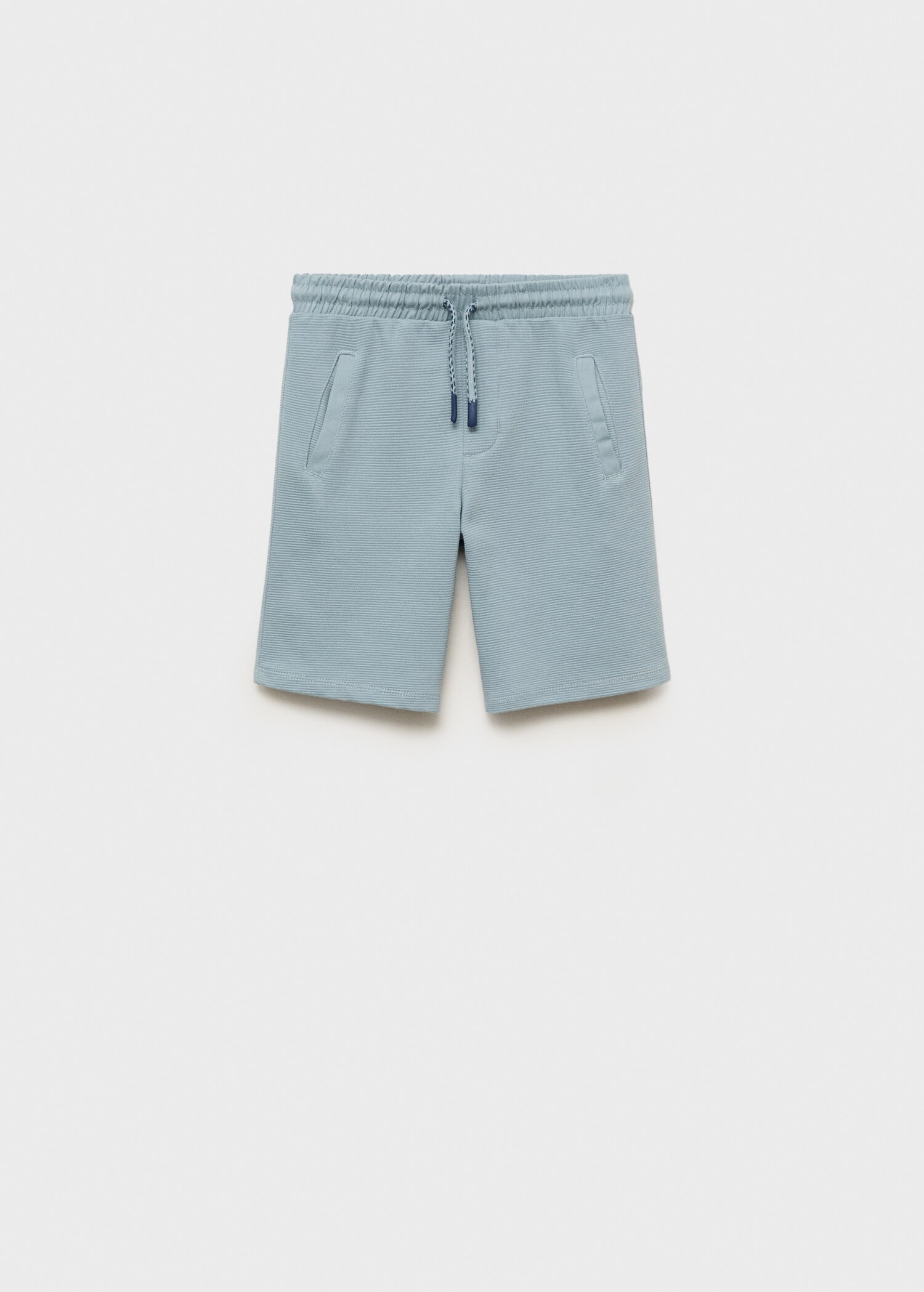 Elastic waist Bermuda shorts - Article without model