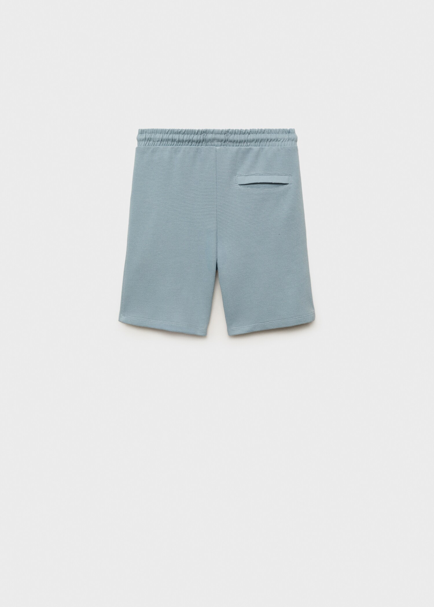 Elastic waist Bermuda shorts - Reverse of the article