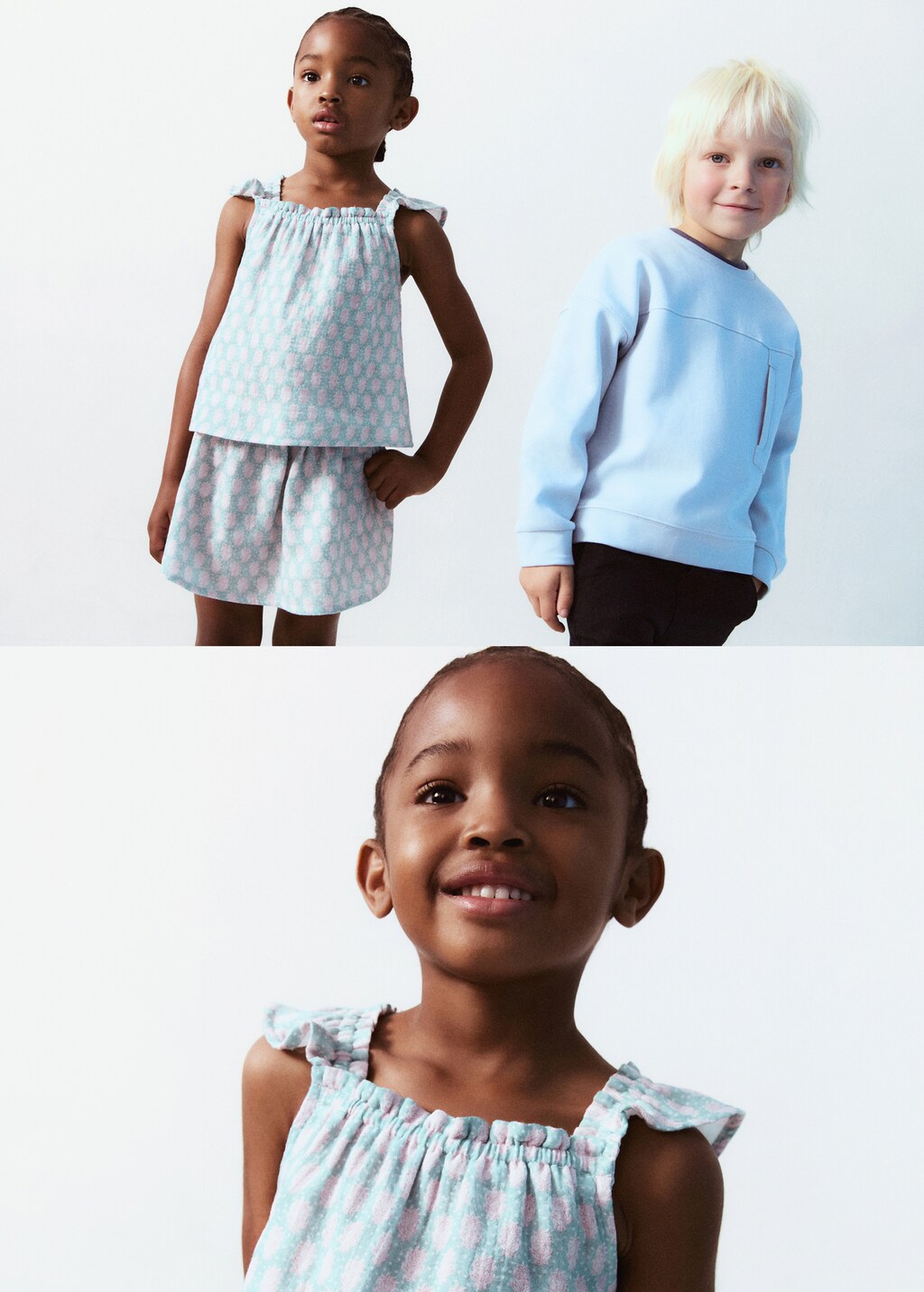 Ruffles printed blouse