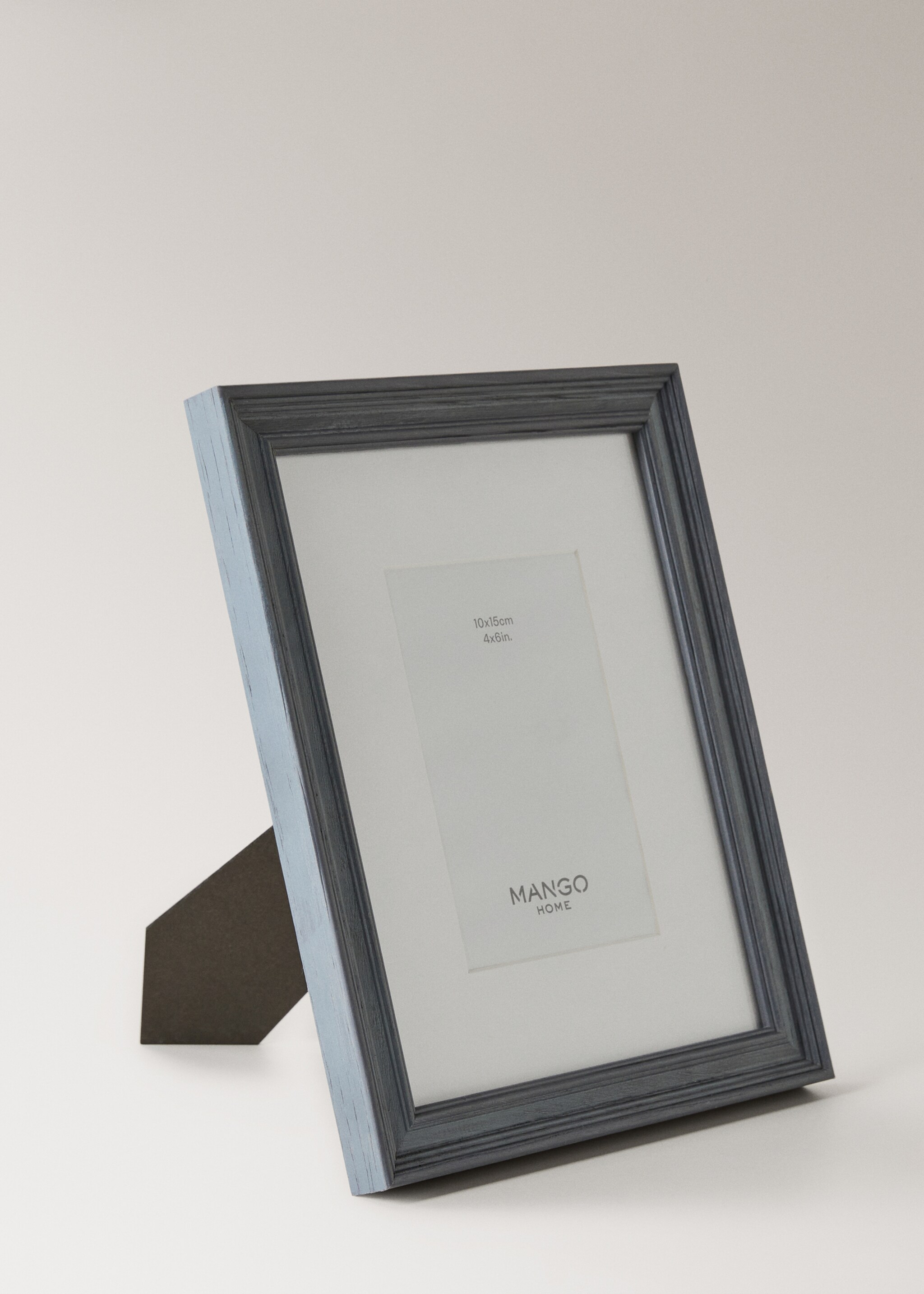 Großer Holzrahmen mit Passepartout - Detail des Artikels 1, Blau. Ref: 87017713-00.