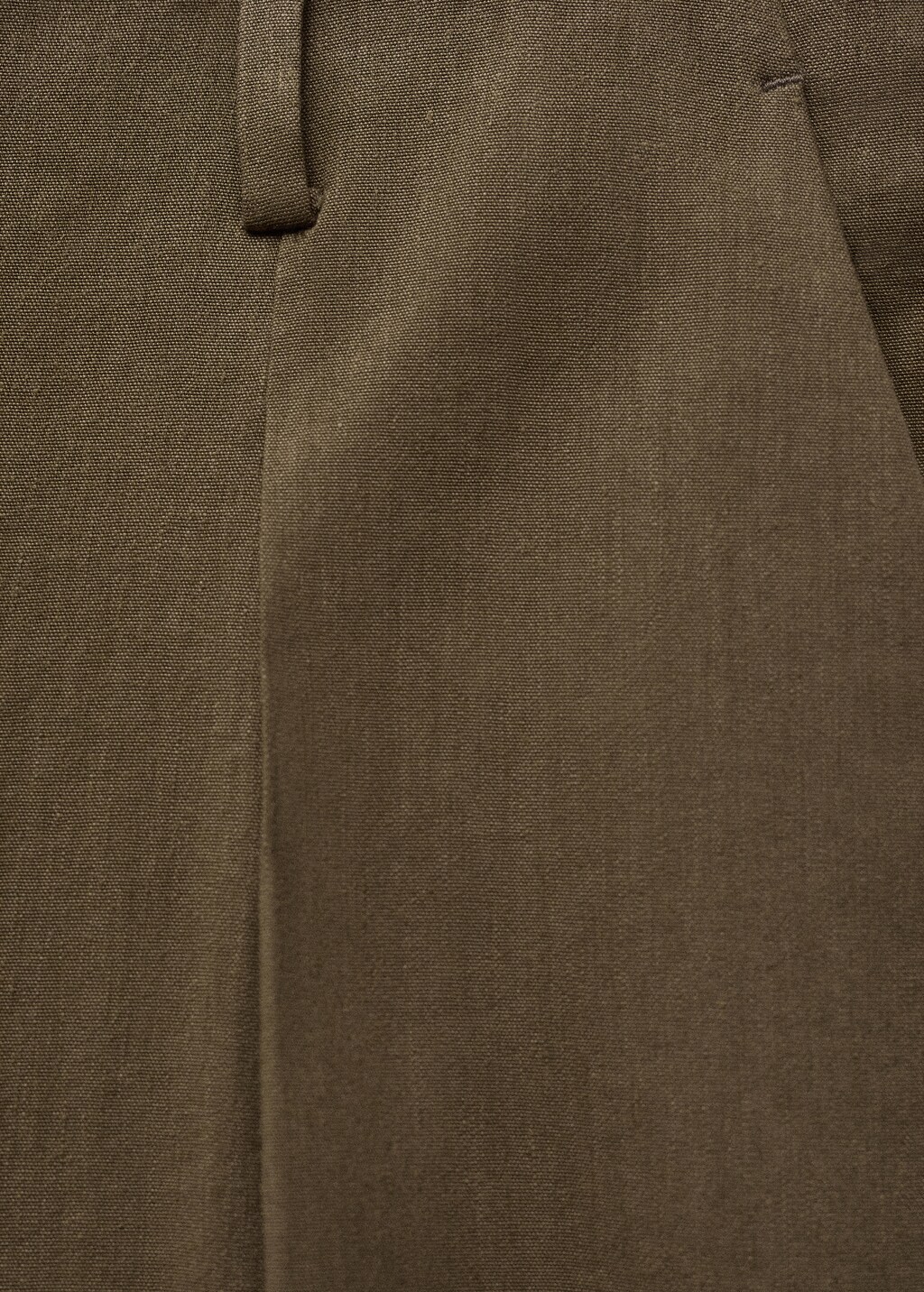 Seamless linen suit pants