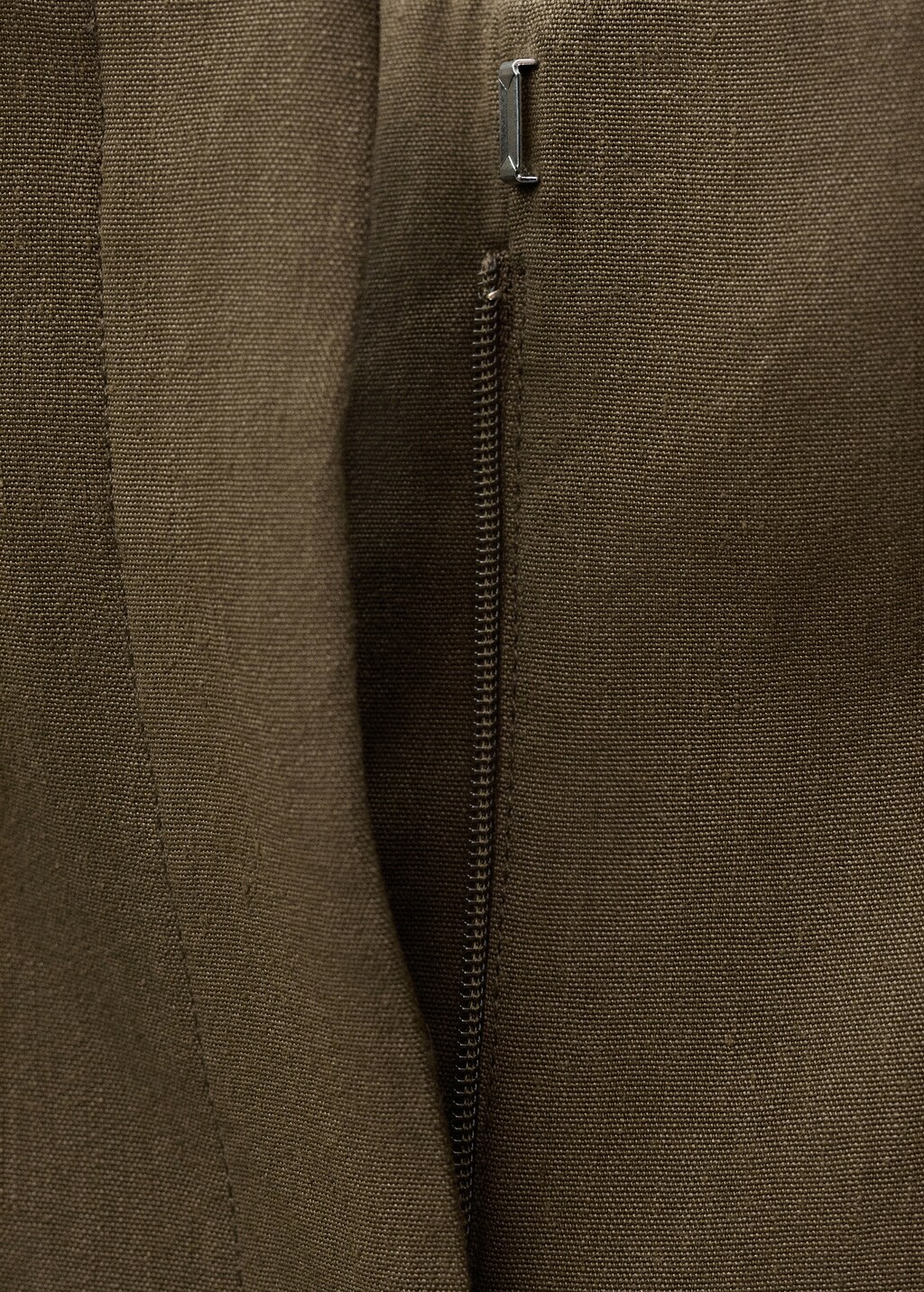 Seamless linen suit pants