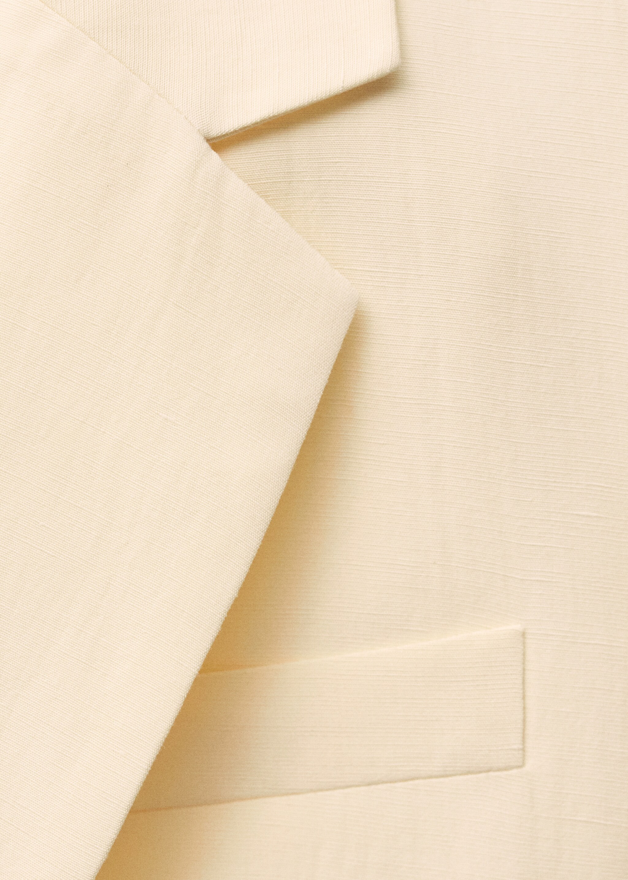 Linen-blend suit jacket - Details of the article 0
