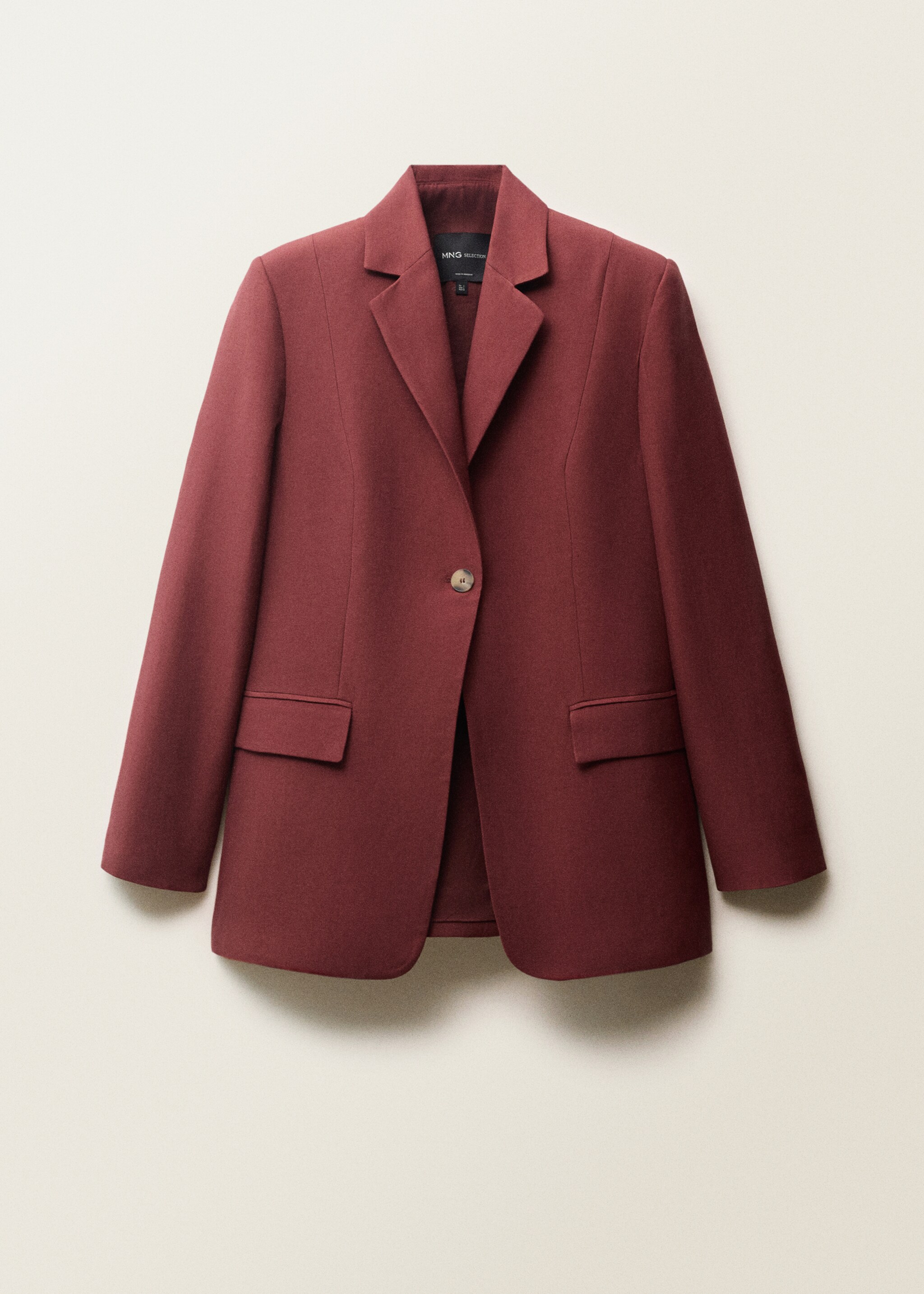Linen-blend suit jacket - Article without model