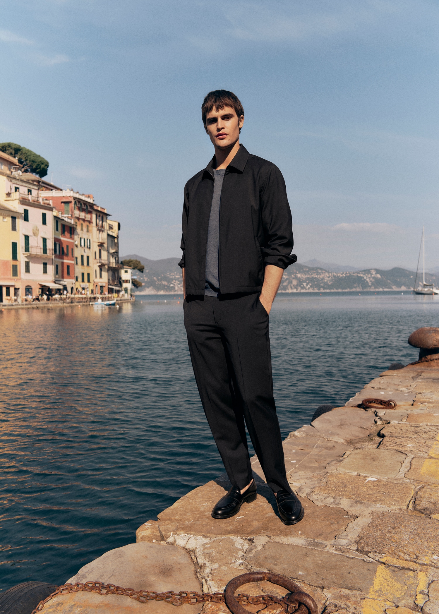 Cold wool slim-fit trousers - Details of the article 5