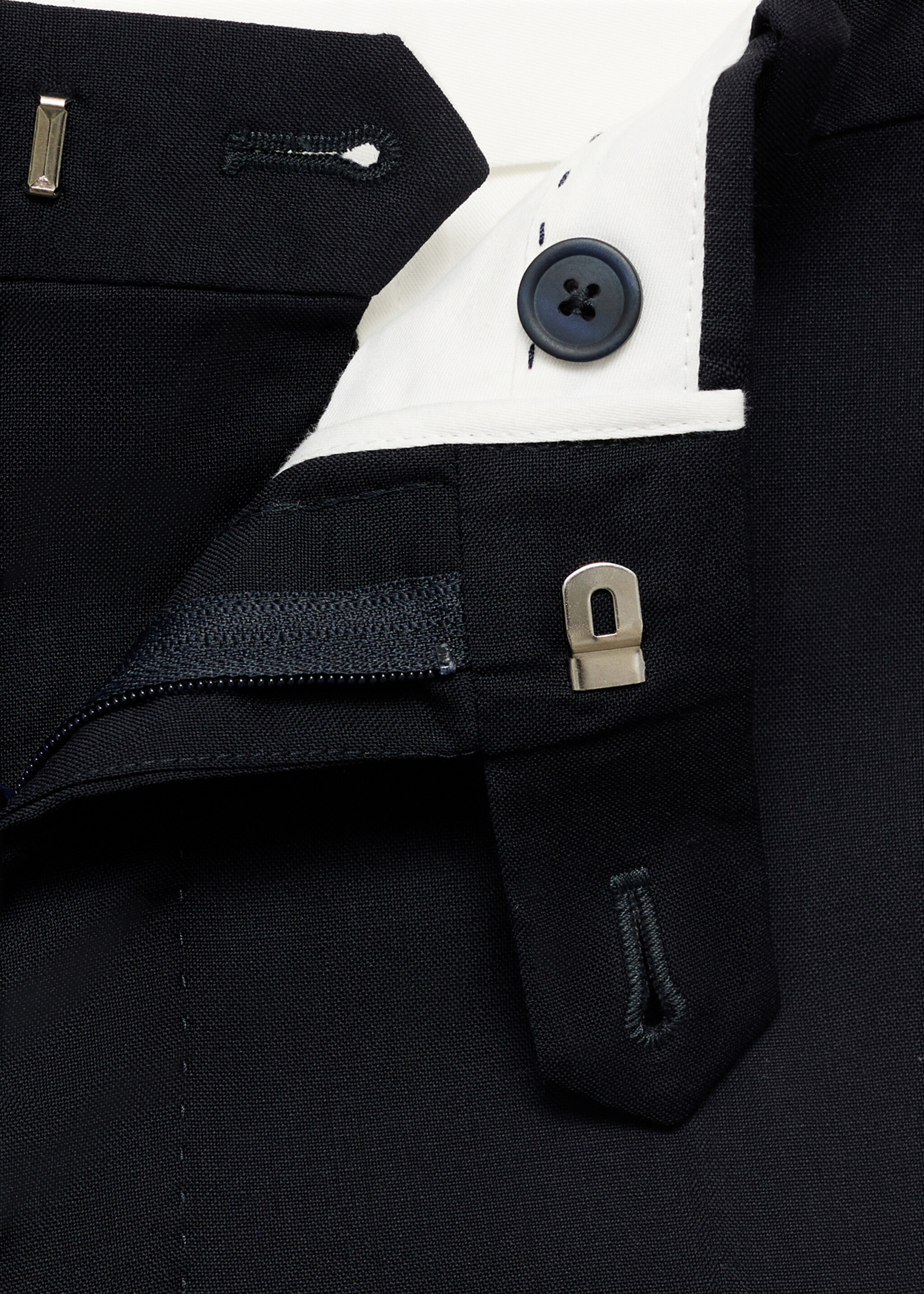 Cold wool slim-fit trousers - Details of the article 8
