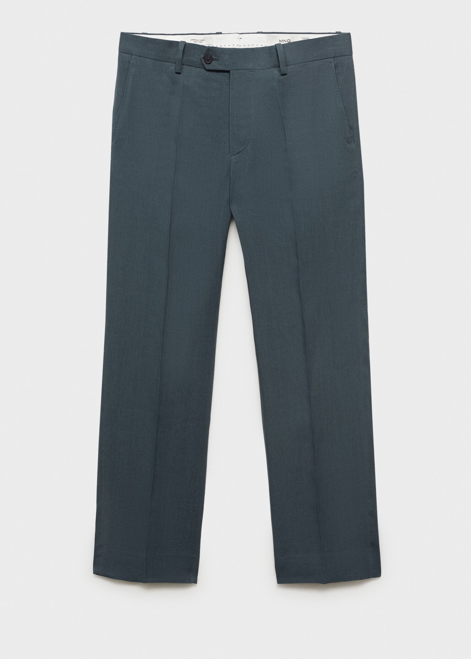 100% linen straight trousers - Article without model