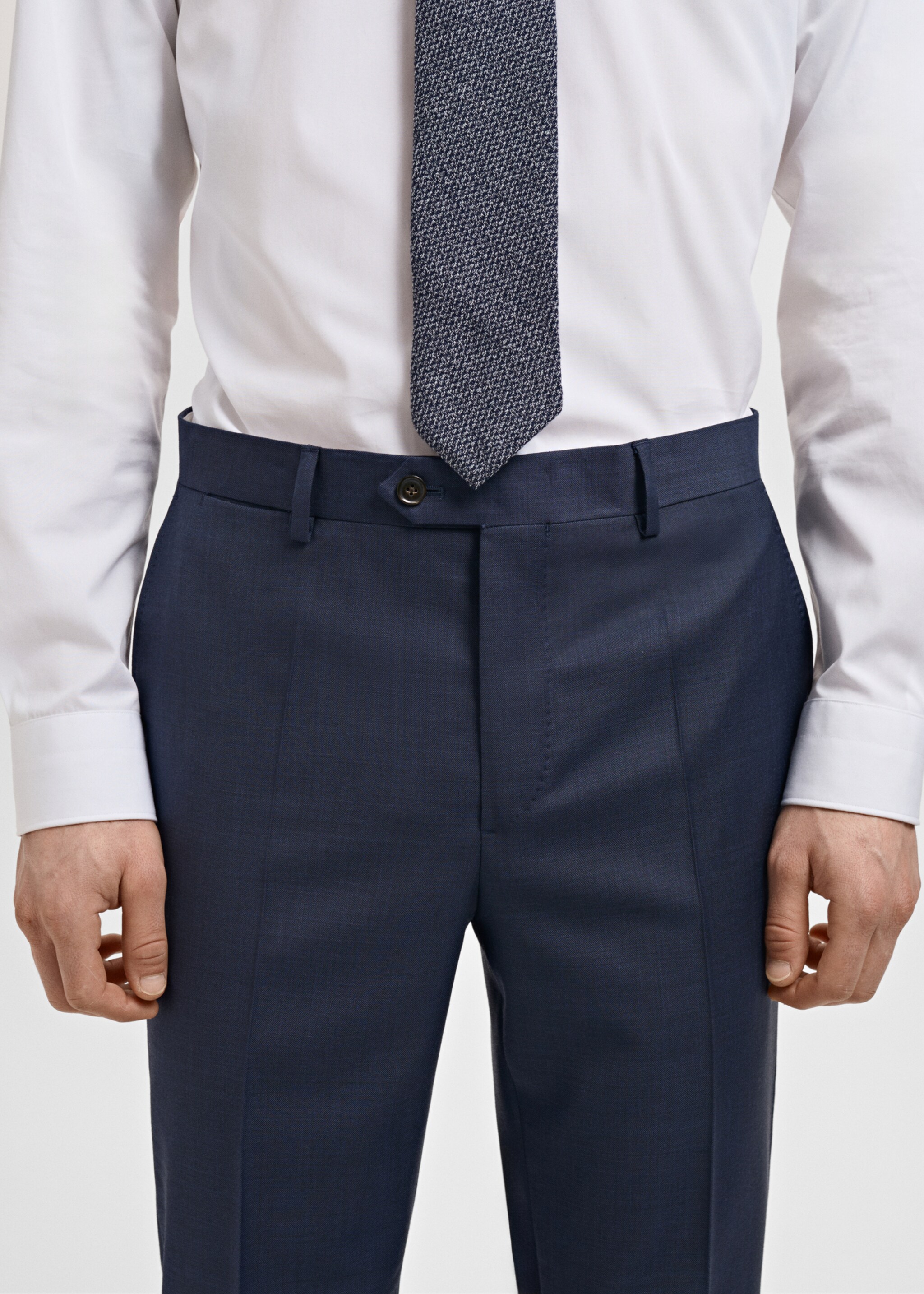Venice 100% virgin wool suit trousers - Details of the article 6