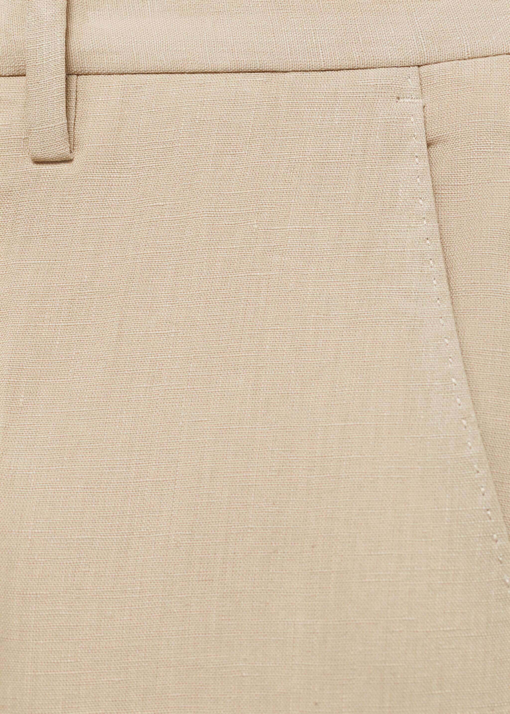 Pantalón 100% lino slim fit - Detalle del artículo 8