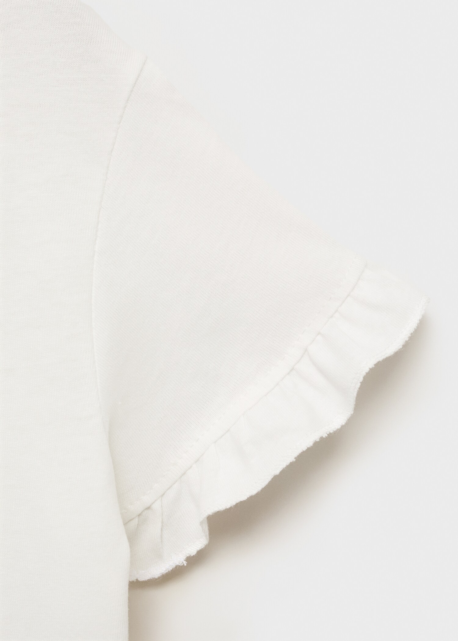 Ruffles embroidered  t-shirt - Details of the article 0
