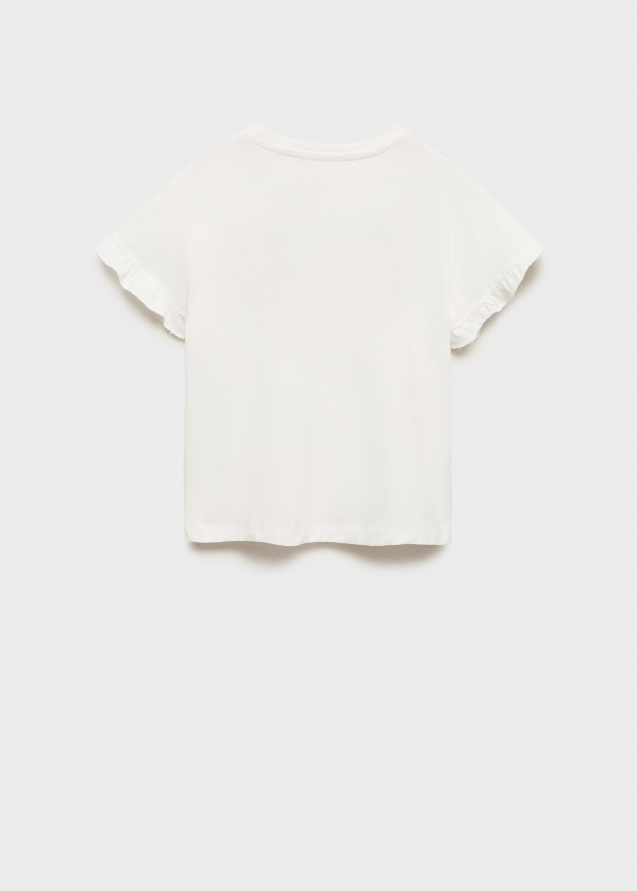 Ruffles embroidered  t-shirt - Reverse of the article