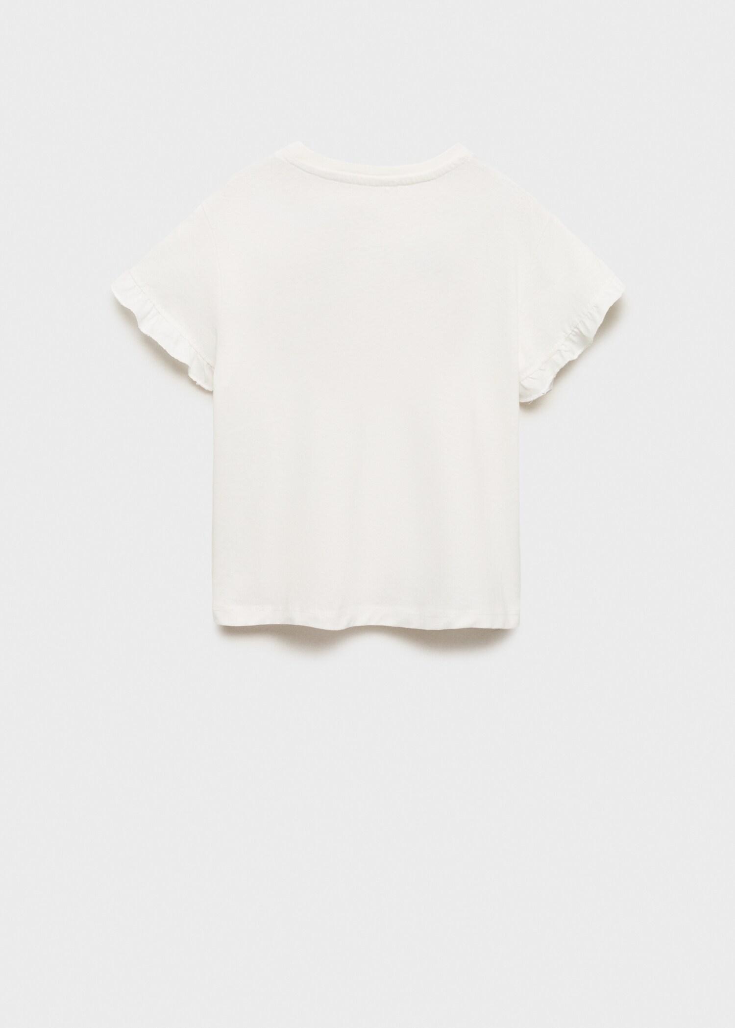 Ruffles embroidered  t-shirt - Reverse of the article