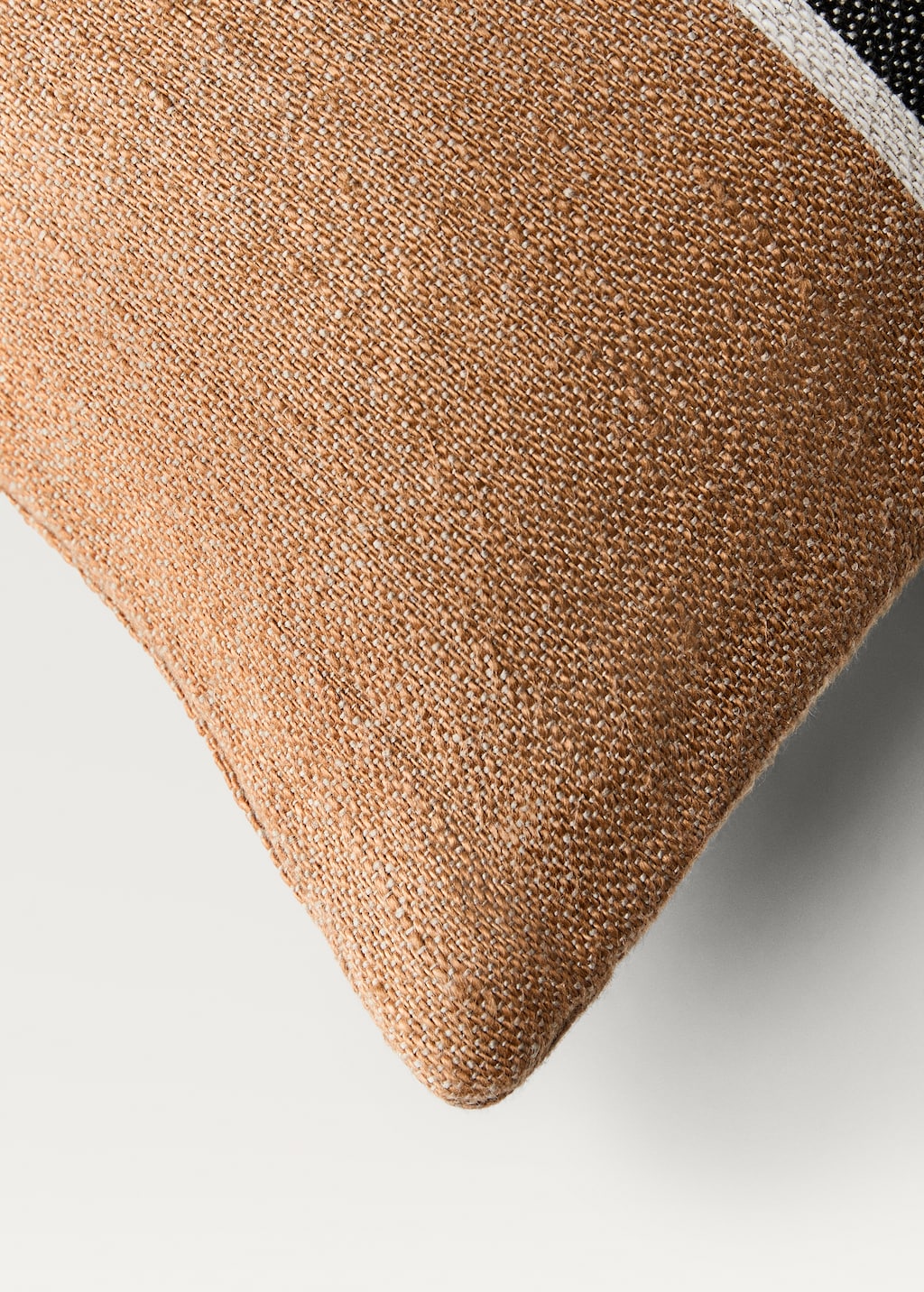 Linen woven striped cushion cover 30x50 cm