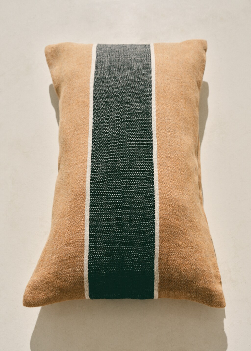Linen woven striped cushion cover 30x50 cm