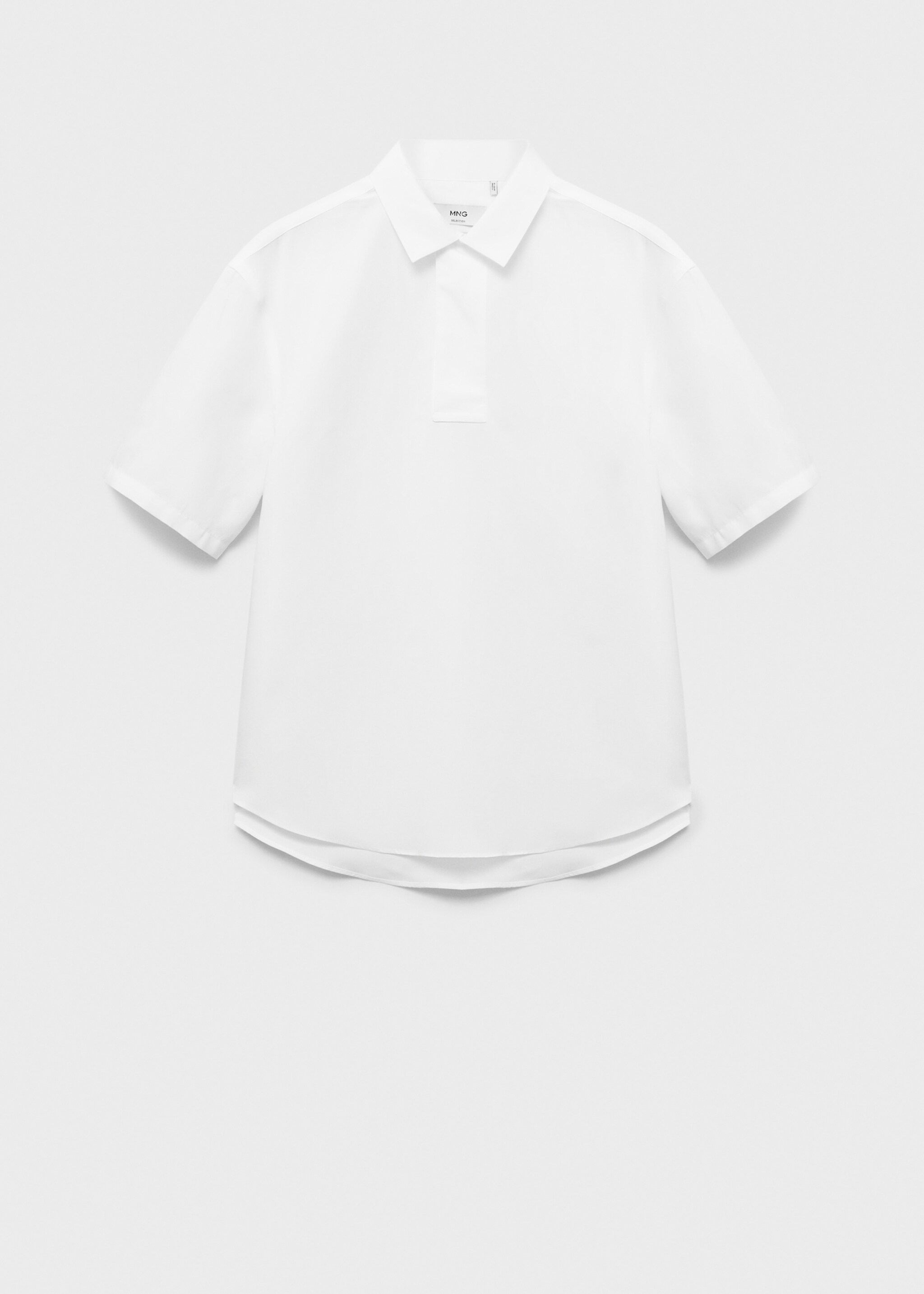 Regular-Fit-Poloshirt aus Lyocell und Leinen - Artikel ohne Model