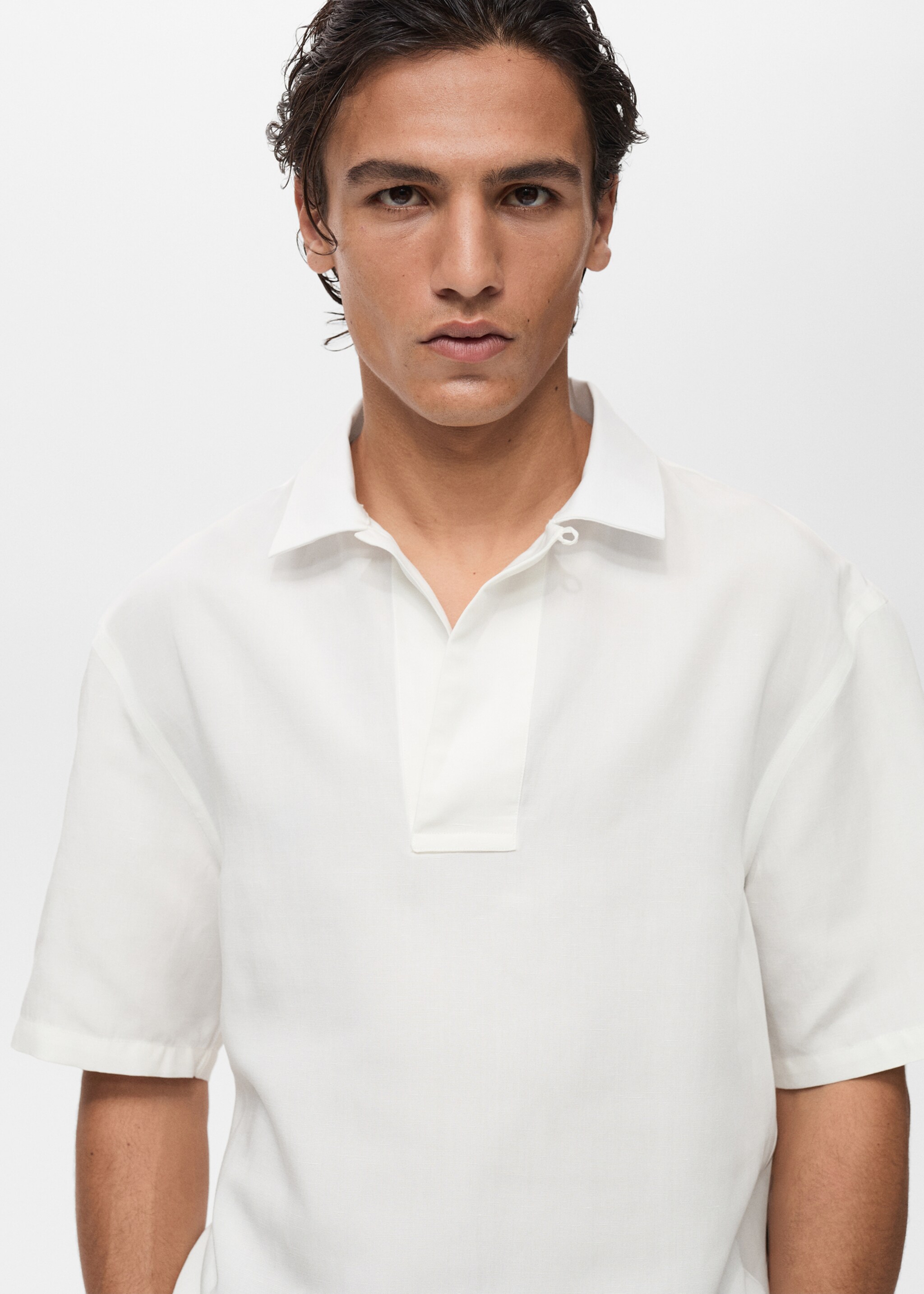 Camisa polo lyocell lli regular fit - Detall de l'article 1