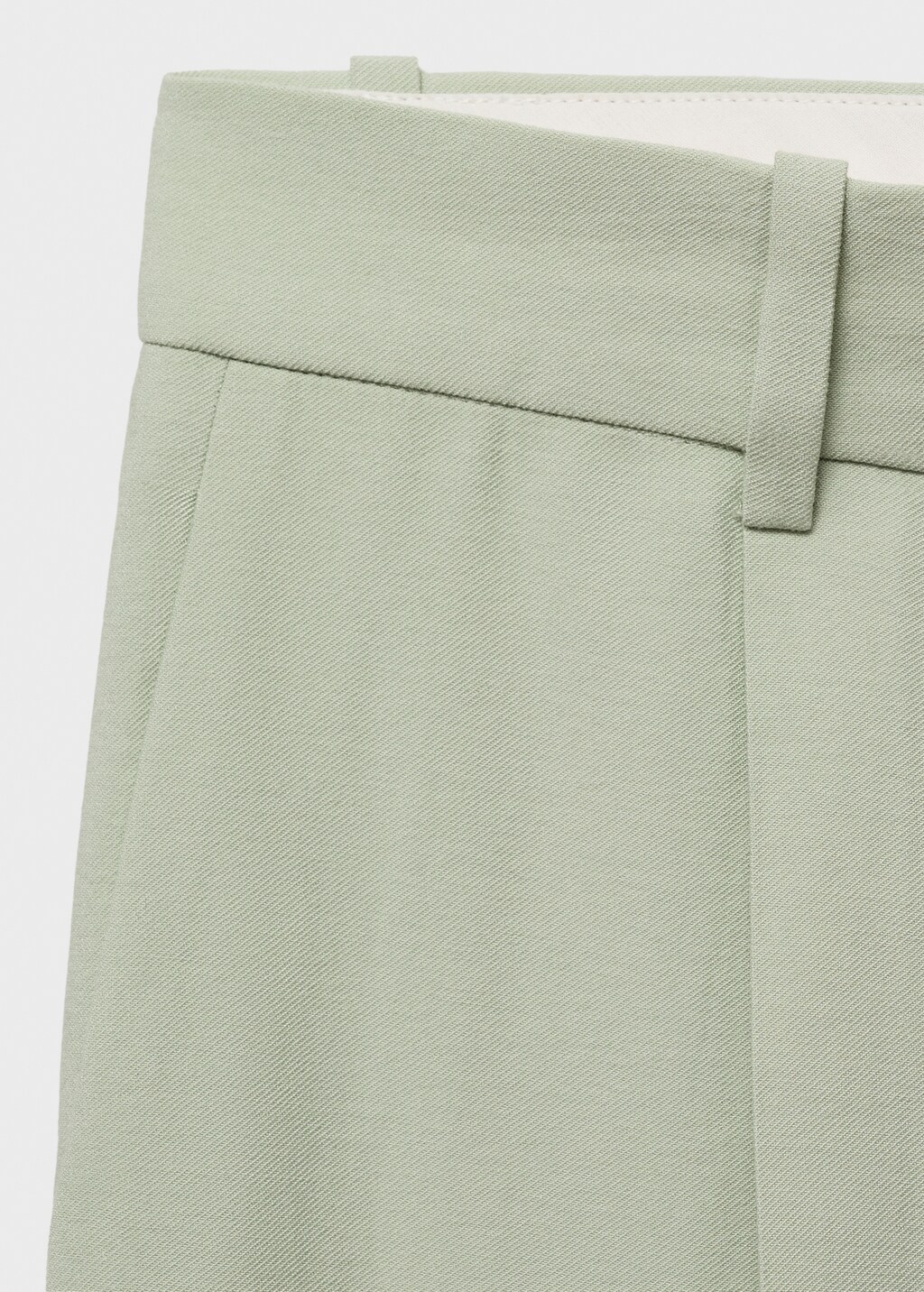 Straight-fit suit pants