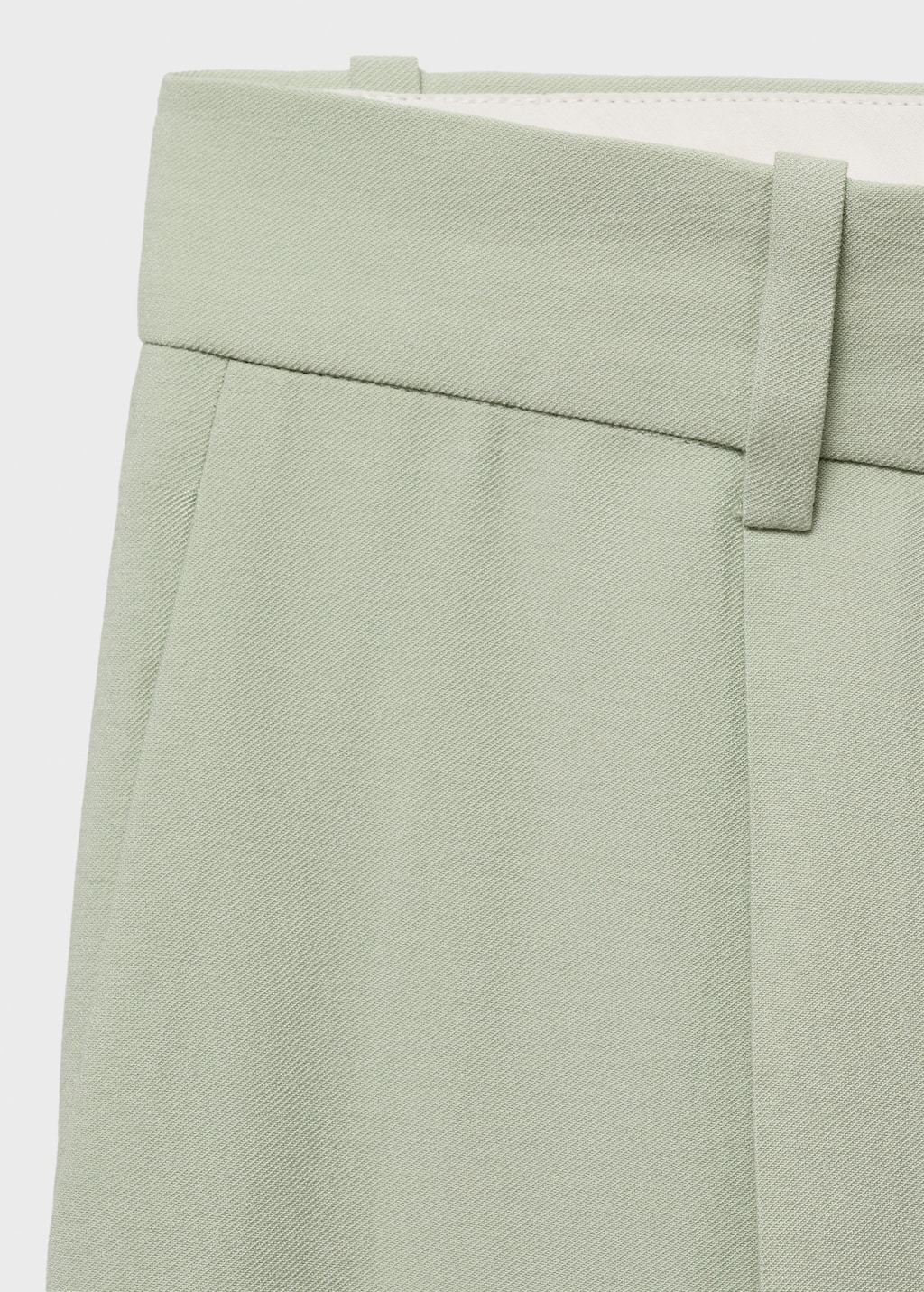 Straight-fit suit pants