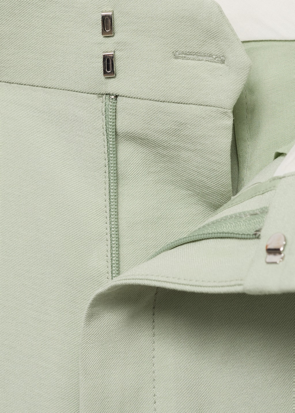 Straight-fit suit pants