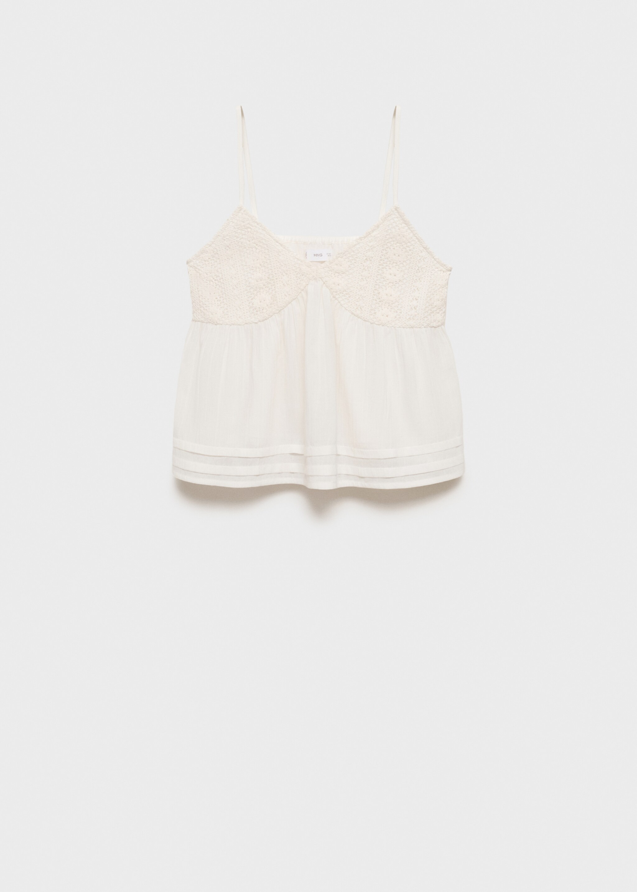 Crochet top with straps - Article without model