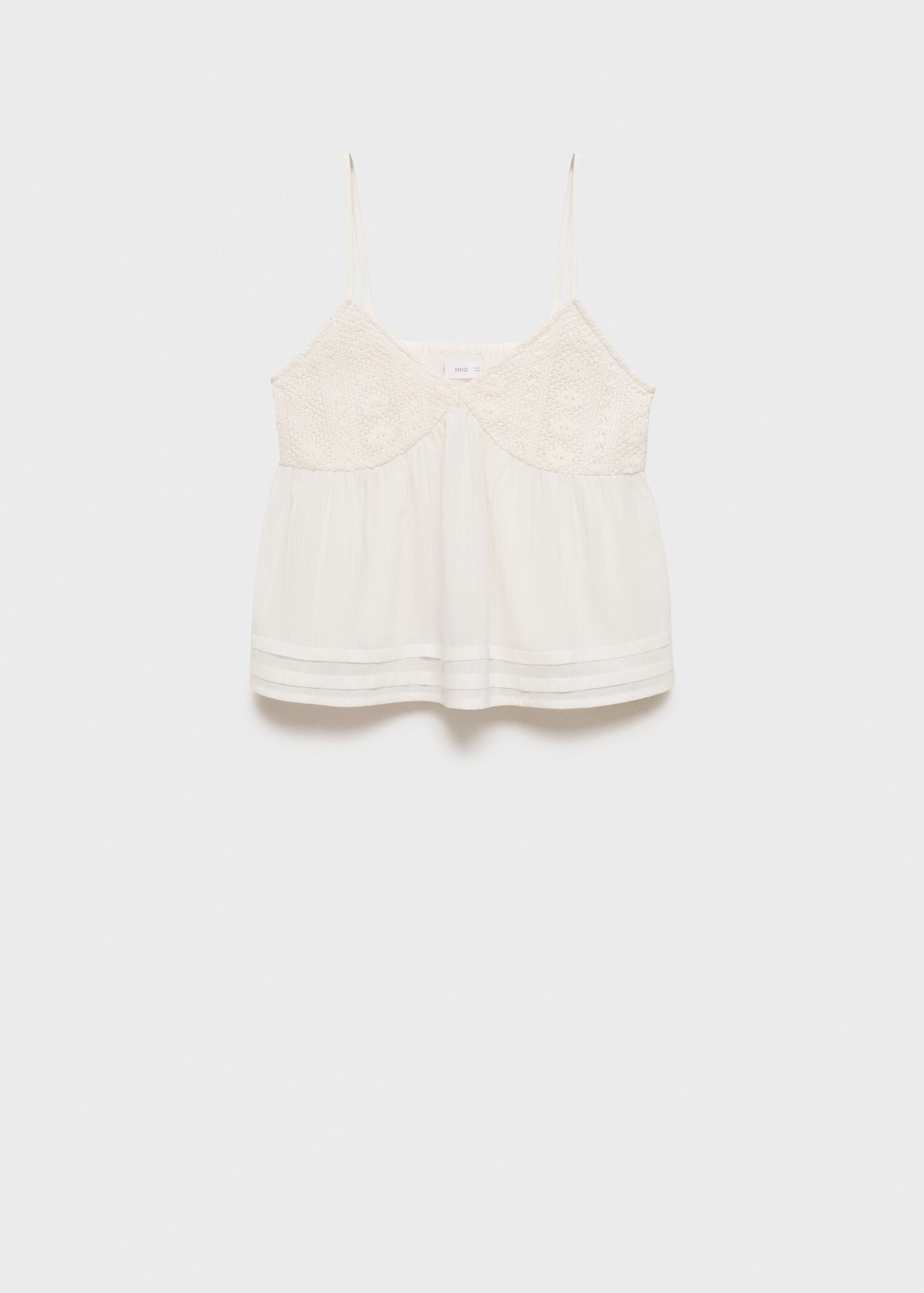 Crochet top with straps - Article without model