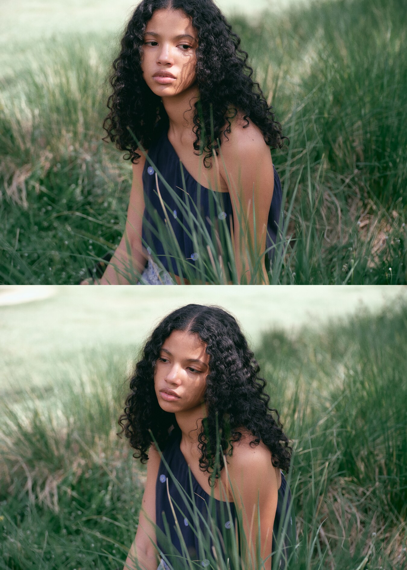 Asymmetrical top with embroidered panel - Teen | MANGO United Kingdom