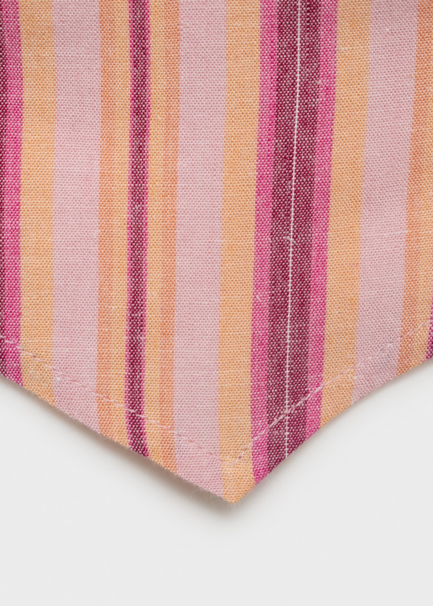 Striped linen top - Details of the article 0