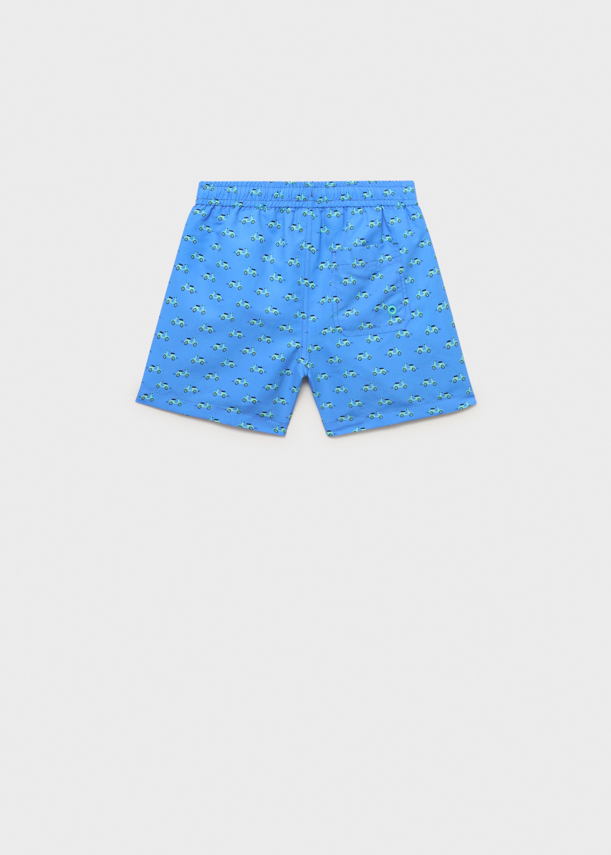 Printed swimsuit - Reverse of the article
