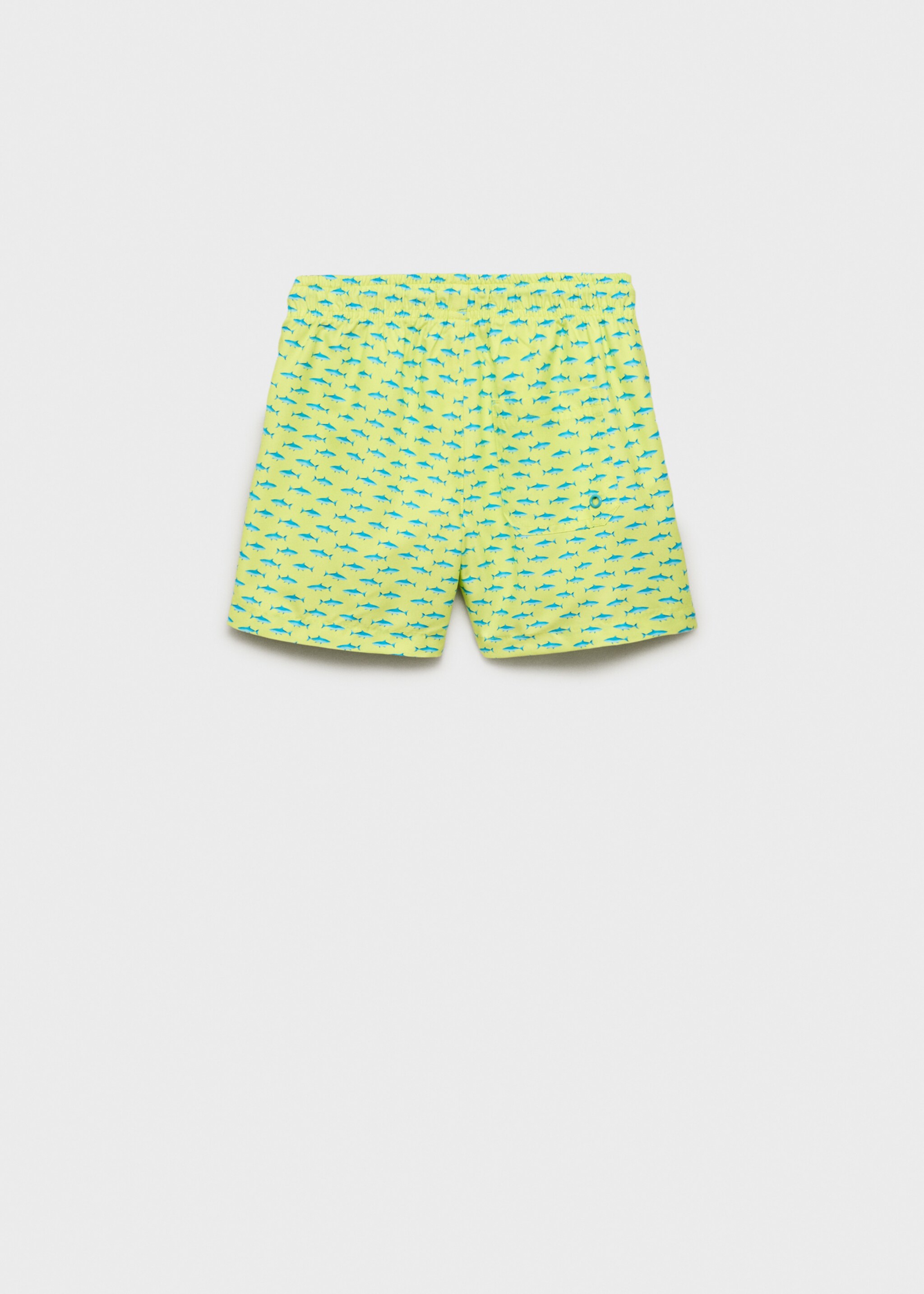 Shark-print swimsuit - Reverse of the article