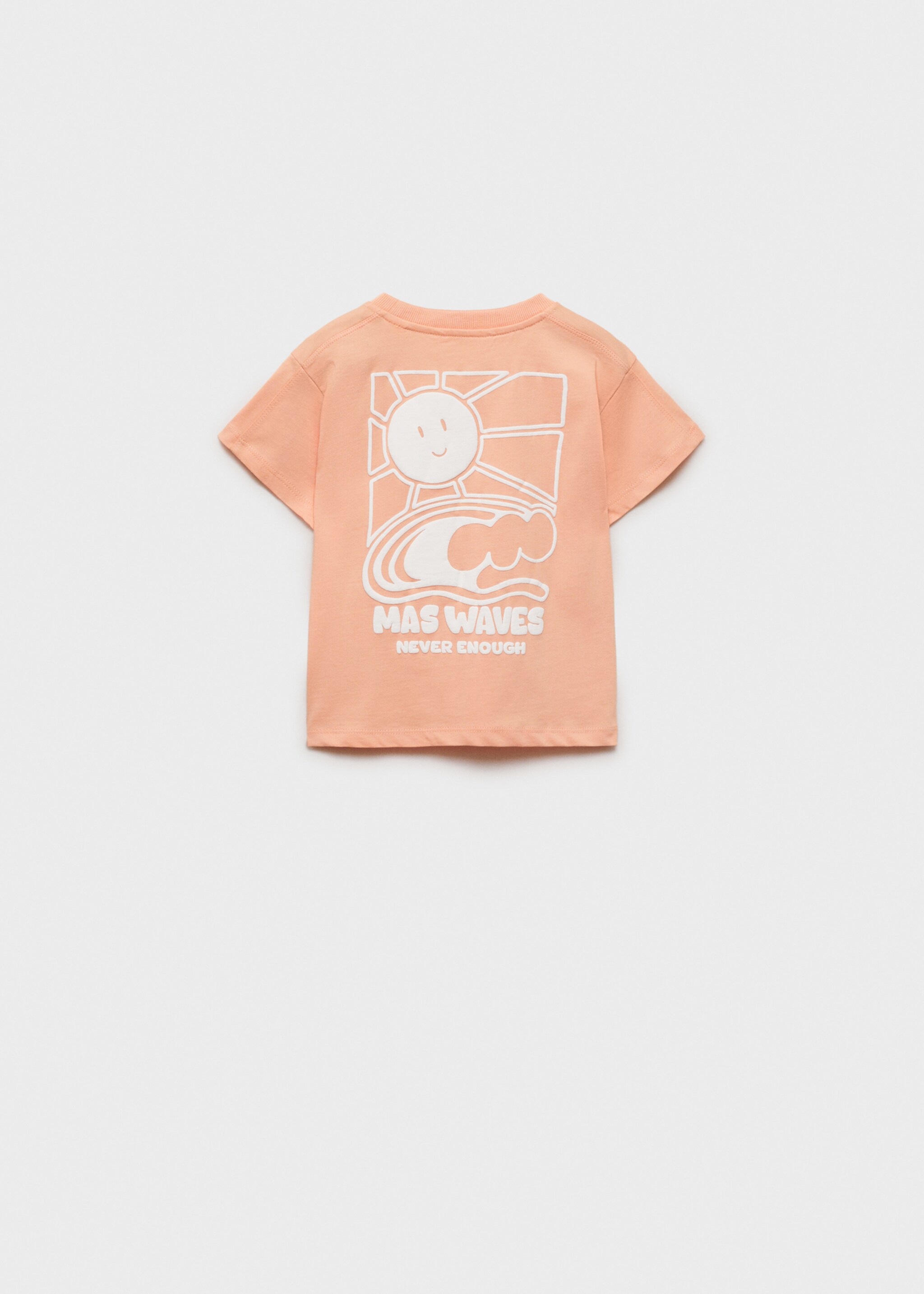 Tricou cu imprimeu și mânecă scurtă - Spatele articolului