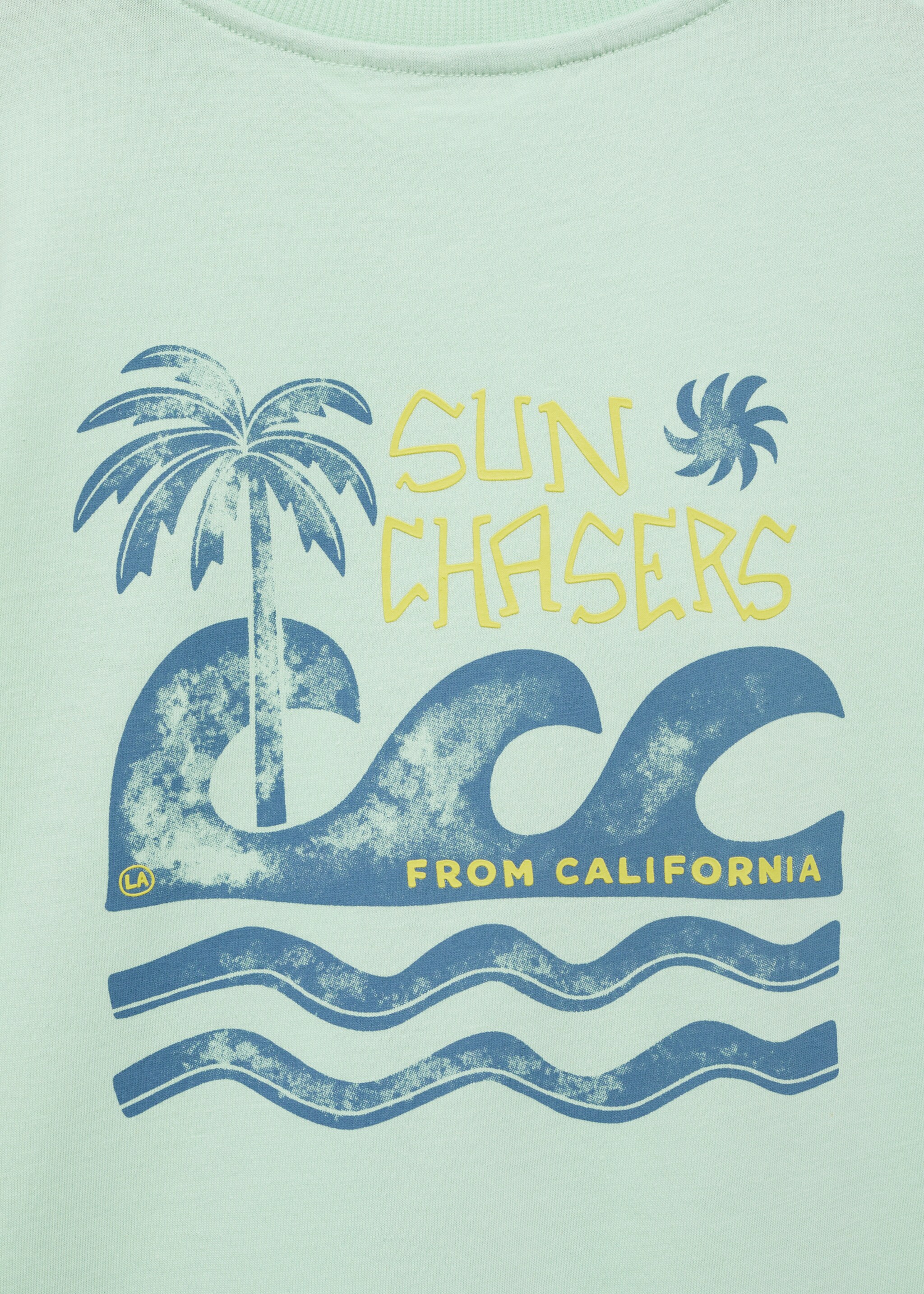 T-shirt met tropische print - Detail van het artikel 0